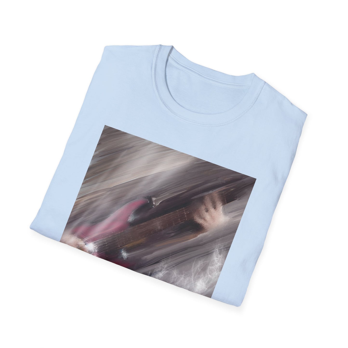 Blues Music Fan T-Shirt - Unisex Softstyle Tee, Guitar Lover Gift, Musician Apparel, Concert Outfit, Blues Enthusiast Clothing