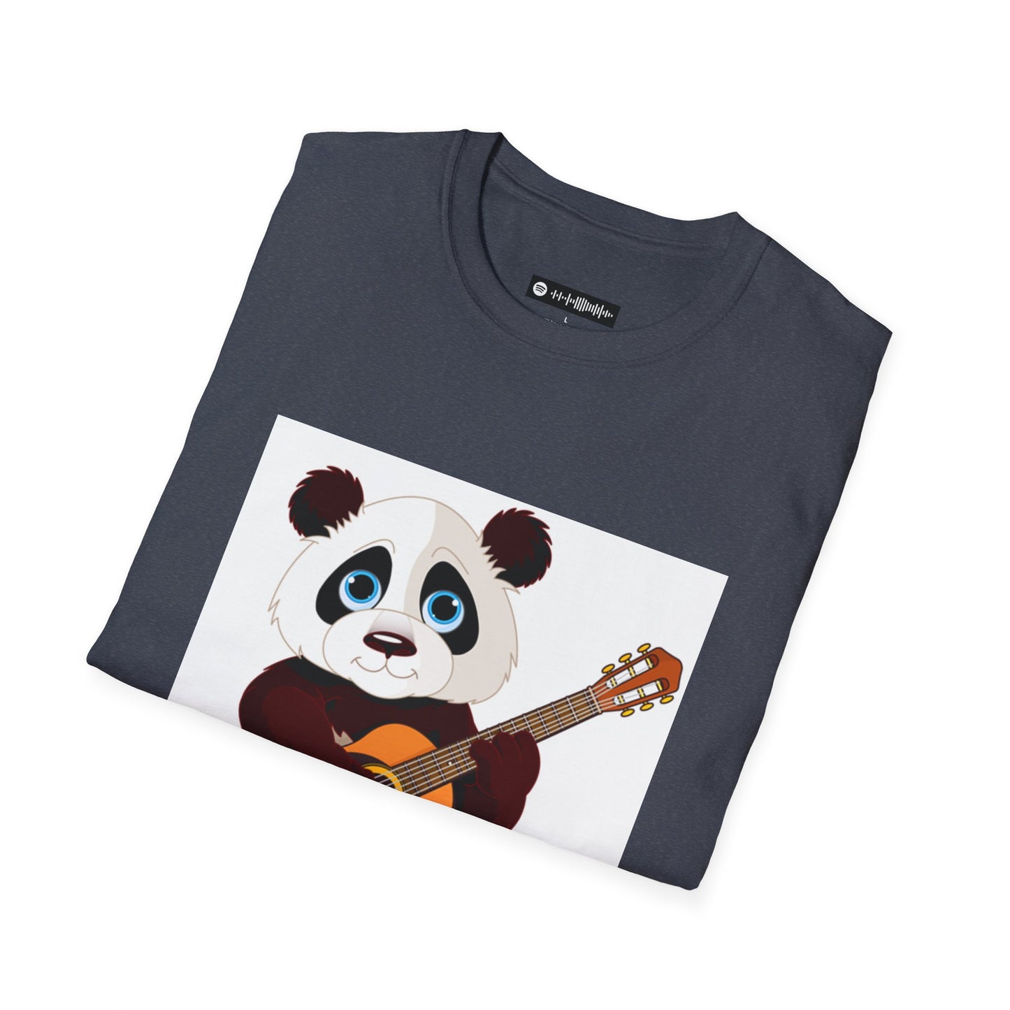 Blues Music Fan T-Shirt guitar panda - Unisex Softstyle Tee, Guitar Lover Gift, Musician Apparel, Concert Outfit, Blues Enthusiast Clothing