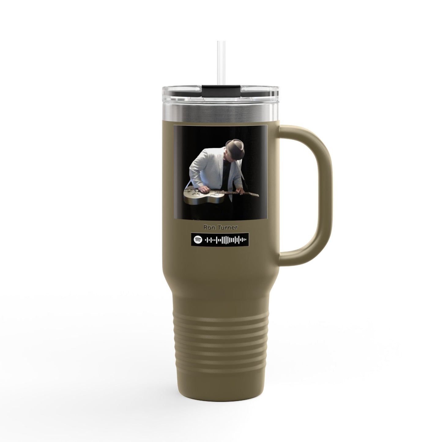 Personalized 40oz Insulated Travel Mug, Custom Photo Mug for Coffee Lovers, Perfect Gift for Travelers, Durable & Stylish Mug