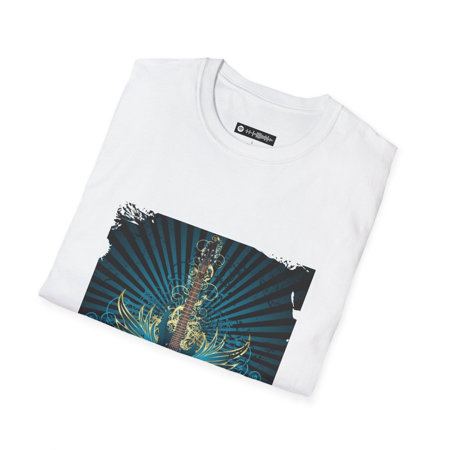 Blues Music Fan T-Shirt rock guitar - Unisex Softstyle Tee, Guitar Lover Gift, Musician Apparel, Concert Outfit, Blues Enthusiast Clothing