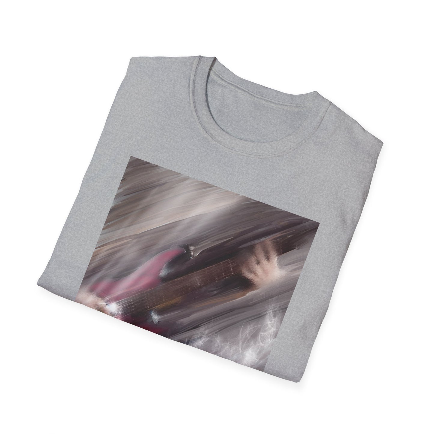 Blues Music Fan T-Shirt - Unisex Softstyle Tee, Guitar Lover Gift, Musician Apparel, Concert Outfit, Blues Enthusiast Clothing