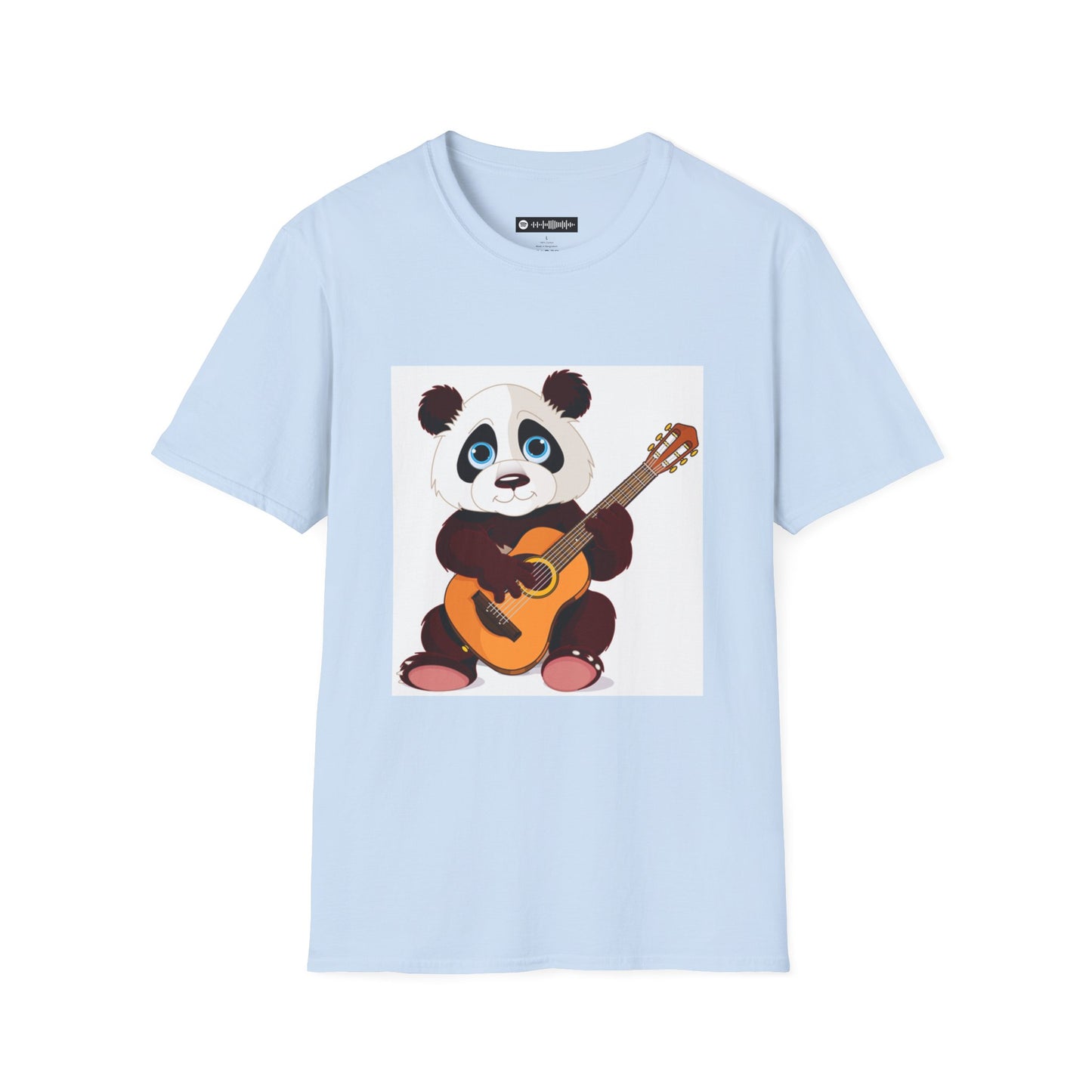 Blues Music Fan T-Shirt guitar panda - Unisex Softstyle Tee, Guitar Lover Gift, Musician Apparel, Concert Outfit, Blues Enthusiast Clothing