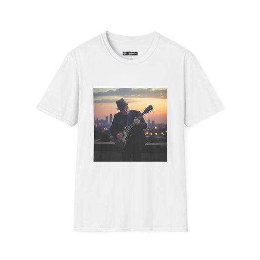 Blues Music Fan T-Shirt West Coast Rendezvous - Unisex Softstyle Tee, Guitar Lover Gift, Musician Apparel, Concert Outfit, Blues Enthusiast Clothing