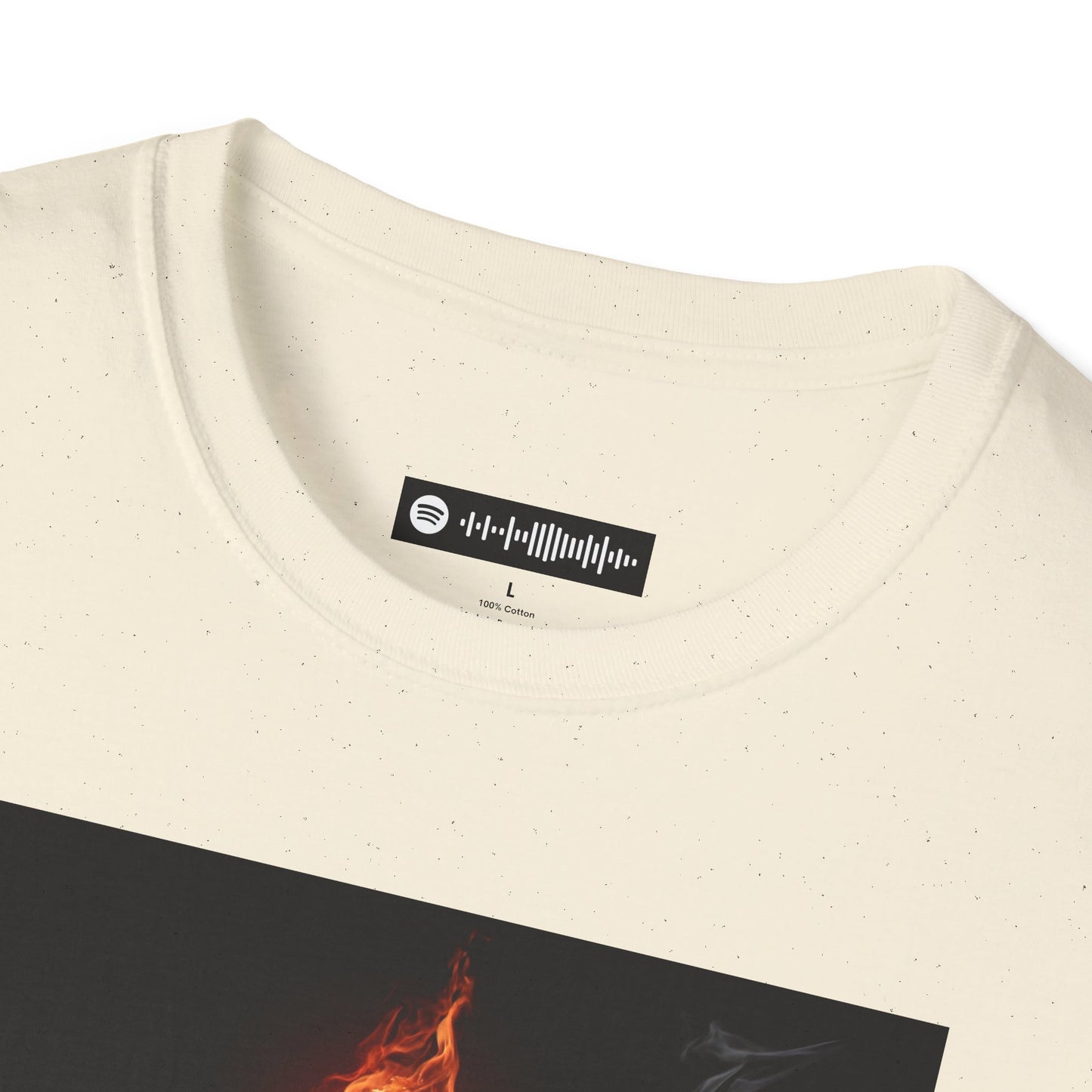 Blues Music Fan T-Shirt fire elec guitar - Unisex Softstyle Tee, Guitar Lover Gift, Musician Apparel, Concert Outfit, Blues Enthusiast Clothing