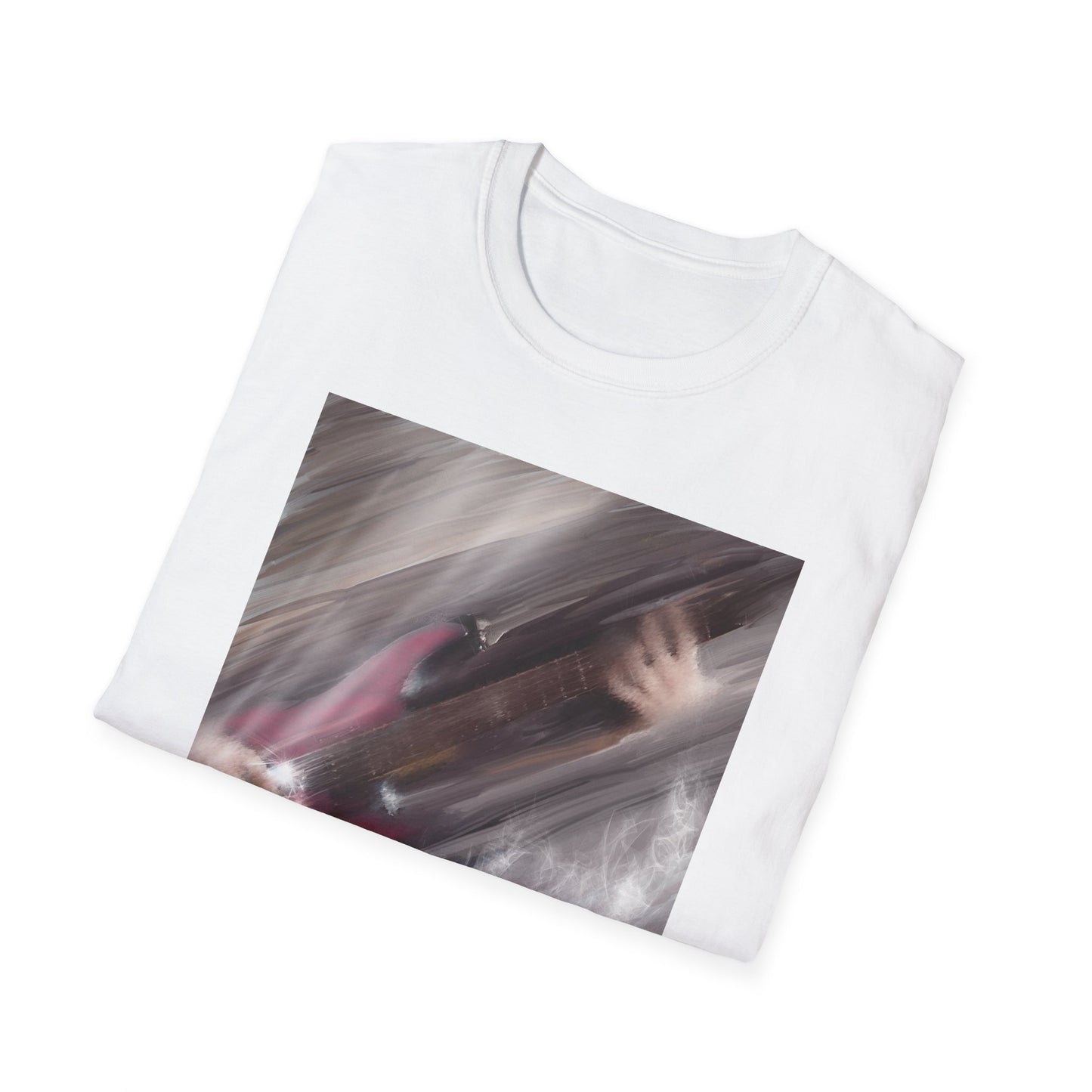 Blues Music Fan T-Shirt - Unisex Softstyle Tee, Guitar Lover Gift, Musician Apparel, Concert Outfit, Blues Enthusiast Clothing