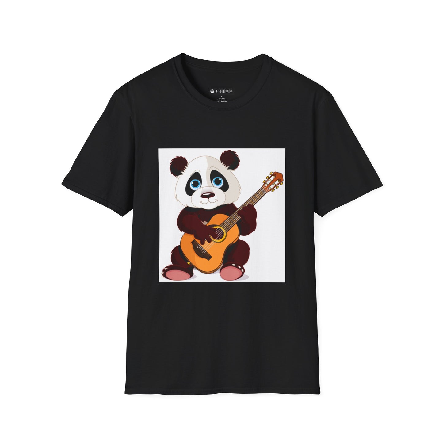 Blues Music Fan T-Shirt guitar panda - Unisex Softstyle Tee, Guitar Lover Gift, Musician Apparel, Concert Outfit, Blues Enthusiast Clothing