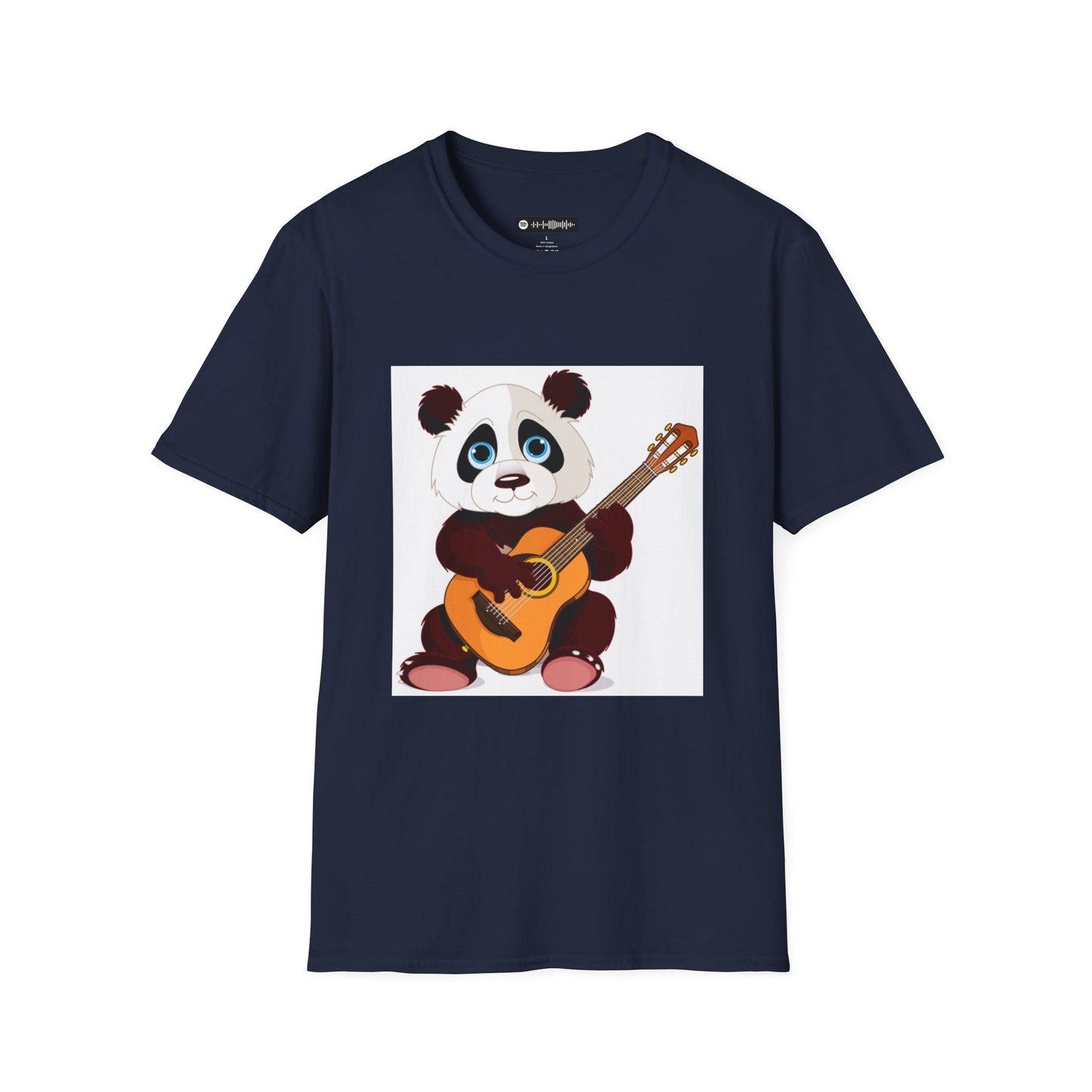 Blues Music Fan T-Shirt guitar panda - Unisex Softstyle Tee, Guitar Lover Gift, Musician Apparel, Concert Outfit, Blues Enthusiast Clothing
