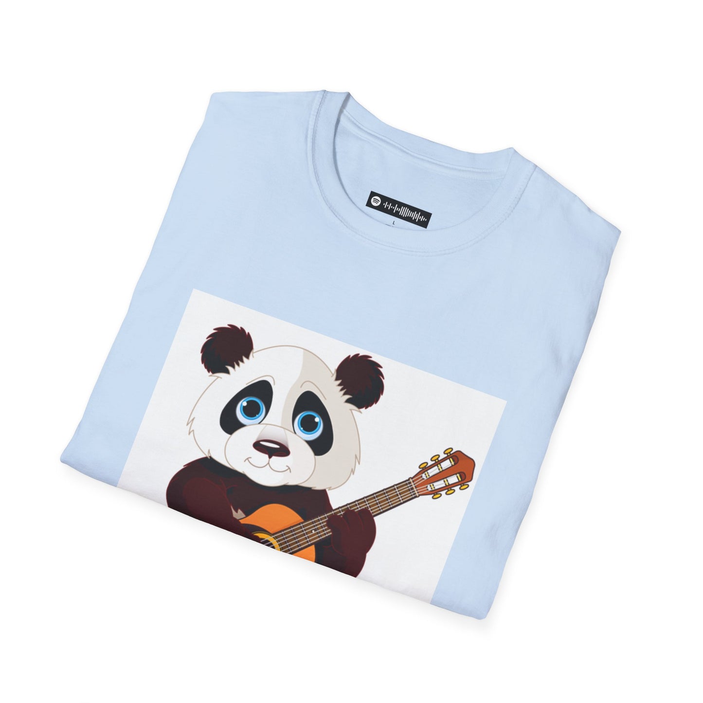 Blues Music Fan T-Shirt guitar panda - Unisex Softstyle Tee, Guitar Lover Gift, Musician Apparel, Concert Outfit, Blues Enthusiast Clothing