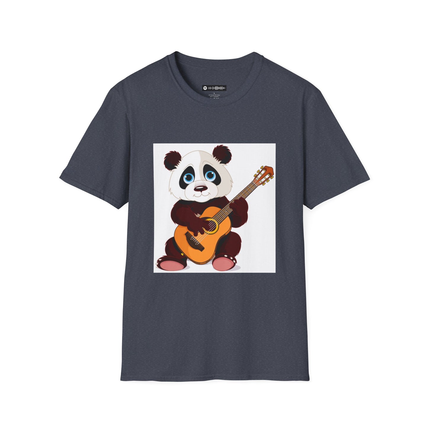 Blues Music Fan T-Shirt guitar panda - Unisex Softstyle Tee, Guitar Lover Gift, Musician Apparel, Concert Outfit, Blues Enthusiast Clothing
