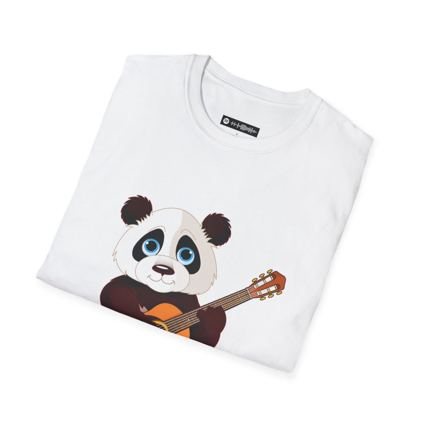 Blues Music Fan T-Shirt guitar panda - Unisex Softstyle Tee, Guitar Lover Gift, Musician Apparel, Concert Outfit, Blues Enthusiast Clothing