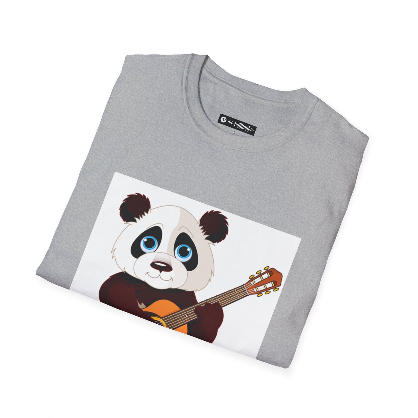 Blues Music Fan T-Shirt guitar panda - Unisex Softstyle Tee, Guitar Lover Gift, Musician Apparel, Concert Outfit, Blues Enthusiast Clothing