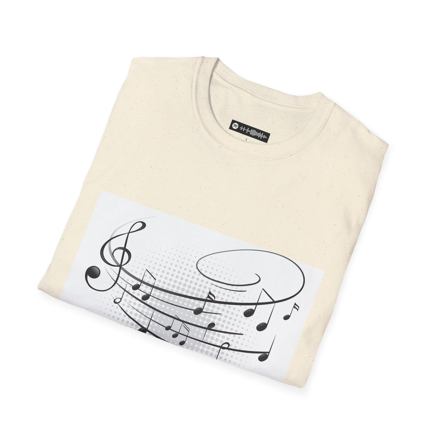 Blues Music Fan T-Shirt music music staff - Unisex Softstyle Tee, Guitar Lover Gift, Musician Apparel, Concert Outfit, Blues Enthusiast Clothing