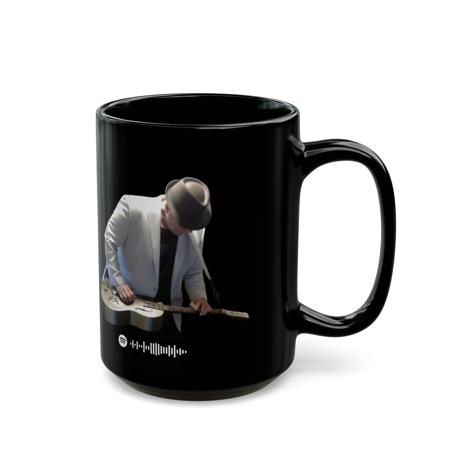 Music-Themed Mug style#1 for Blues Lovers, Perfect Gift for Musicians and Coffee Enthusiasts, Unique Black Mug for Home or Office, Celebrate Music!
