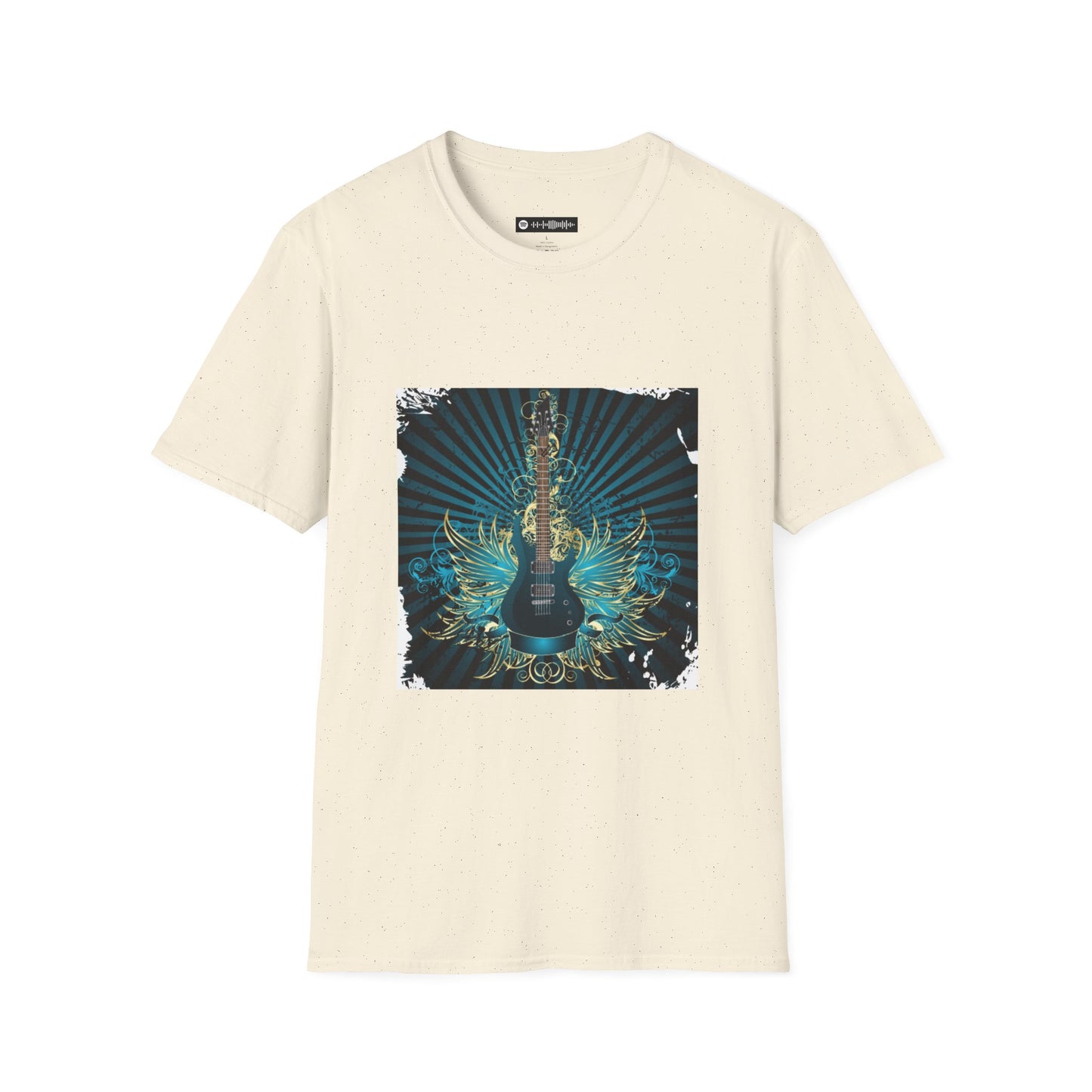 Blues Music Fan T-Shirt rock guitar - Unisex Softstyle Tee, Guitar Lover Gift, Musician Apparel, Concert Outfit, Blues Enthusiast Clothing