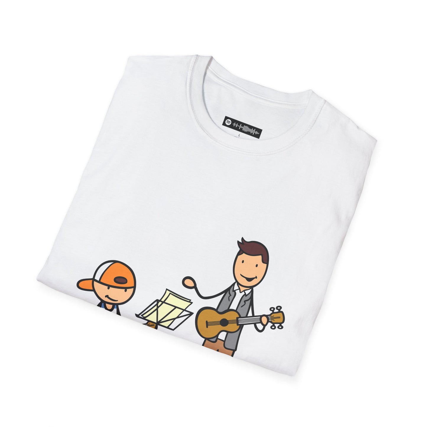 Blues Music Fan T-Shirt boy learning - Unisex Softstyle Tee, Guitar Lover Gift, Musician Apparel, Concert Outfit, Blues Enthusiast Clothing