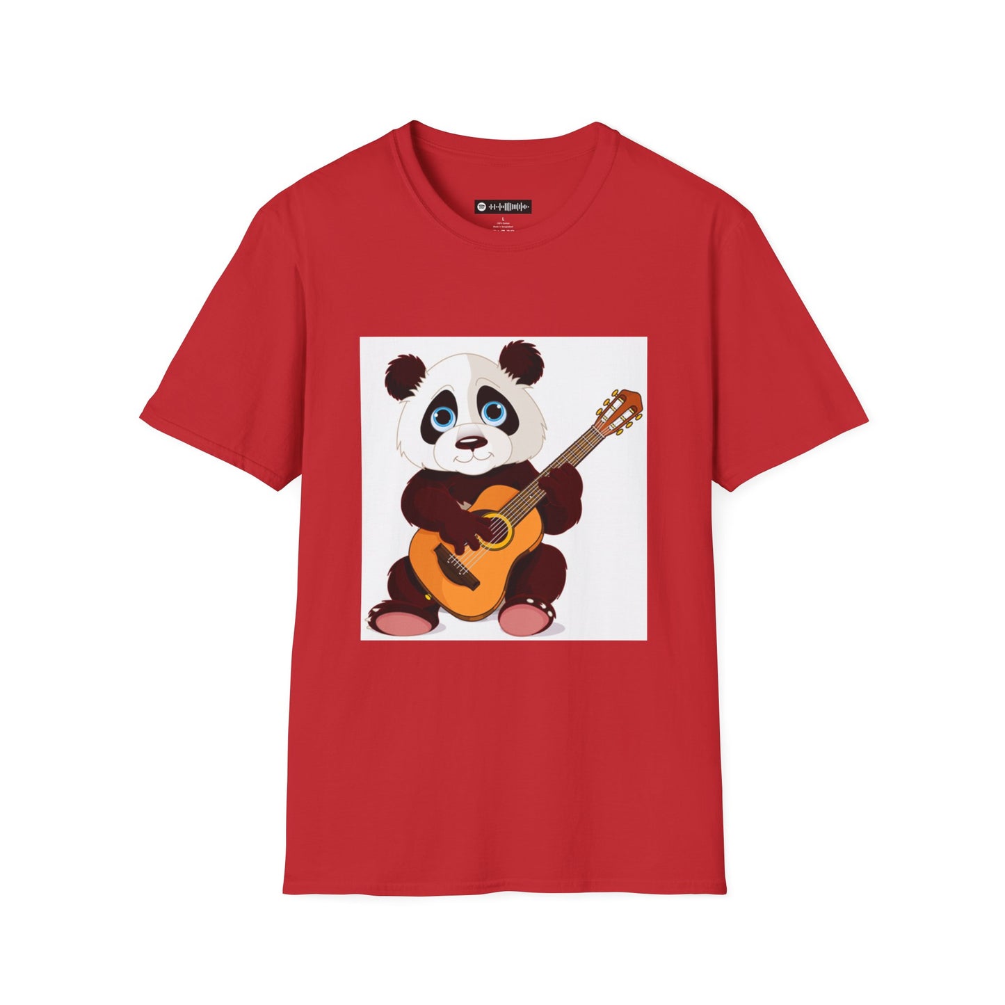 Blues Music Fan T-Shirt guitar panda - Unisex Softstyle Tee, Guitar Lover Gift, Musician Apparel, Concert Outfit, Blues Enthusiast Clothing