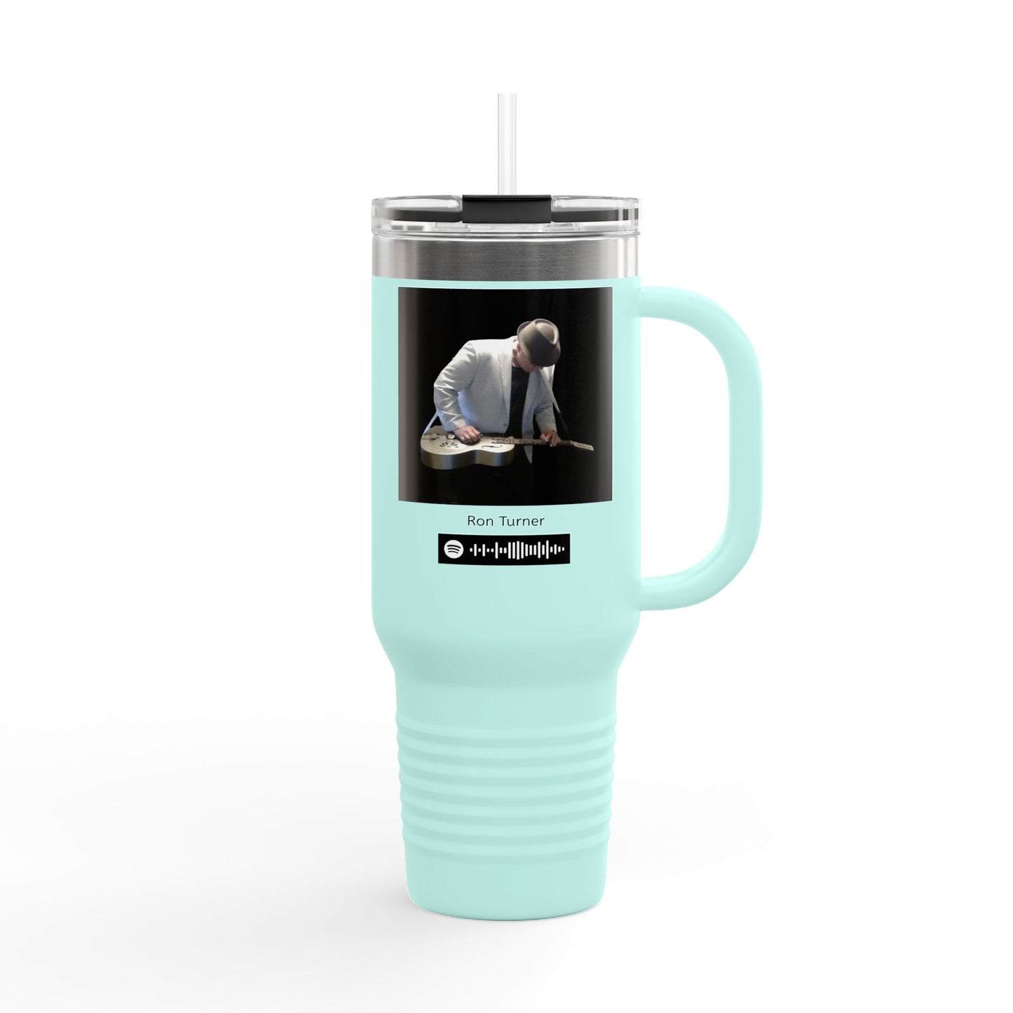 Personalized 40oz Insulated Travel Mug, Custom Photo Mug for Coffee Lovers, Perfect Gift for Travelers, Durable & Stylish Mug