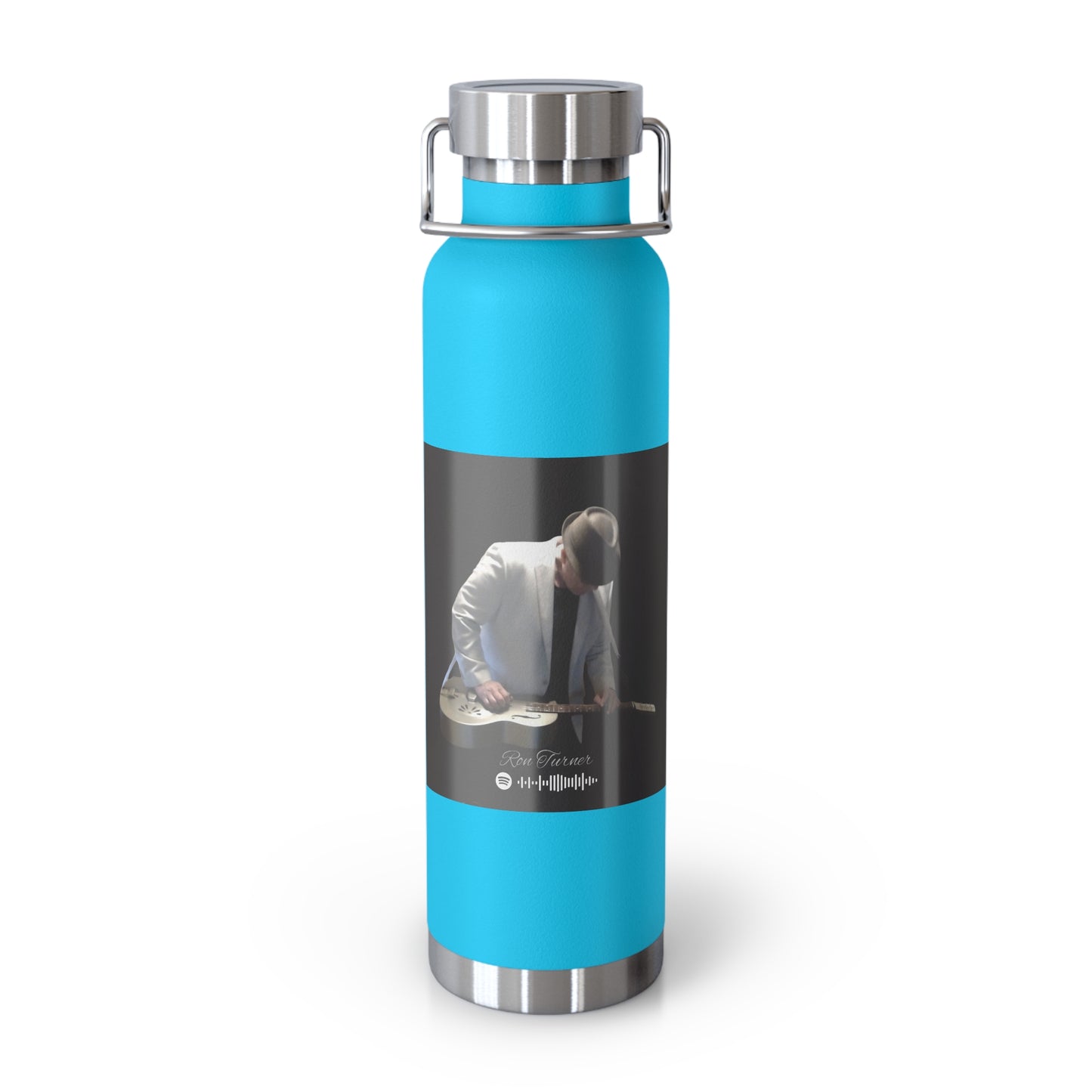 Personalized Copper Insulated Water Bottle, 22oz Stylish Travel Flask, Gifts for Music Lovers, Unique Hydro Flask, Concert Must-Have