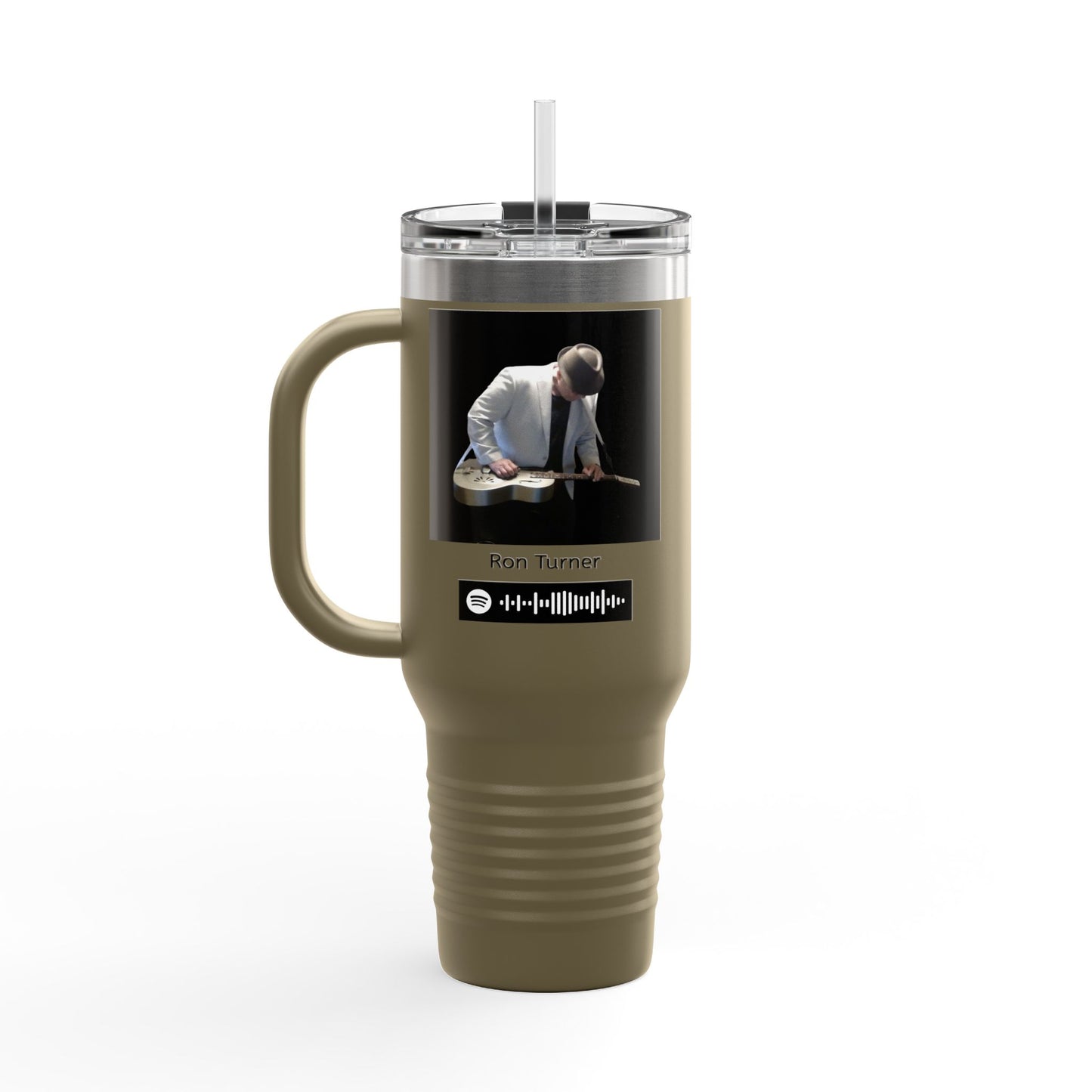 Personalized 40oz Insulated Travel Mug, Custom Photo Mug for Coffee Lovers, Perfect Gift for Travelers, Durable & Stylish Mug