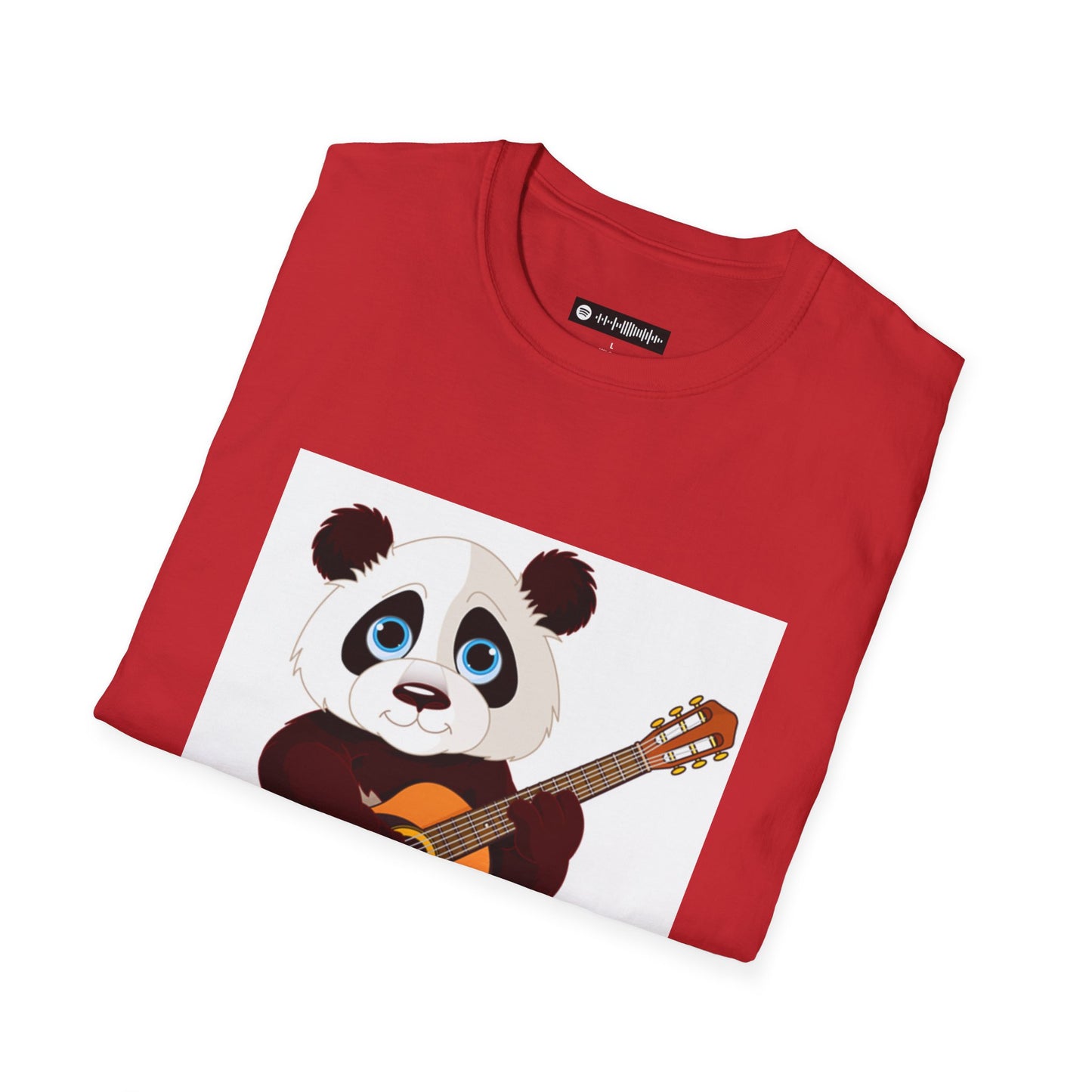 Blues Music Fan T-Shirt guitar panda - Unisex Softstyle Tee, Guitar Lover Gift, Musician Apparel, Concert Outfit, Blues Enthusiast Clothing