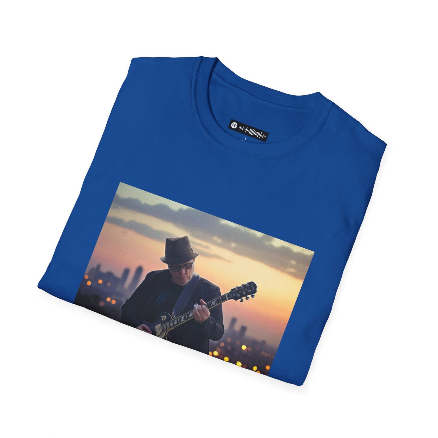 Blues Music Fan T-Shirt West Coast Rendezvous - Unisex Softstyle Tee, Guitar Lover Gift, Musician Apparel, Concert Outfit, Blues Enthusiast Clothing