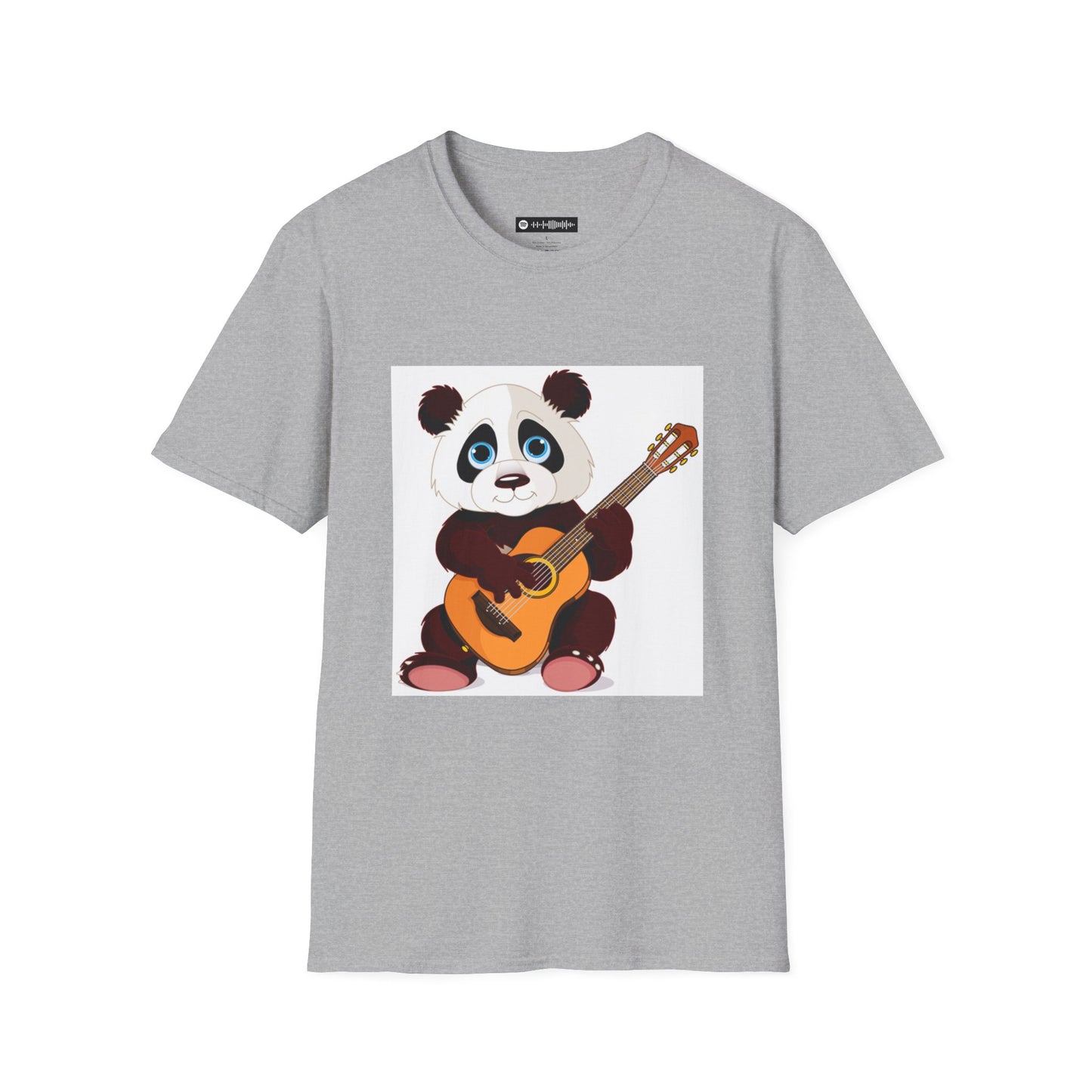 Blues Music Fan T-Shirt guitar panda - Unisex Softstyle Tee, Guitar Lover Gift, Musician Apparel, Concert Outfit, Blues Enthusiast Clothing