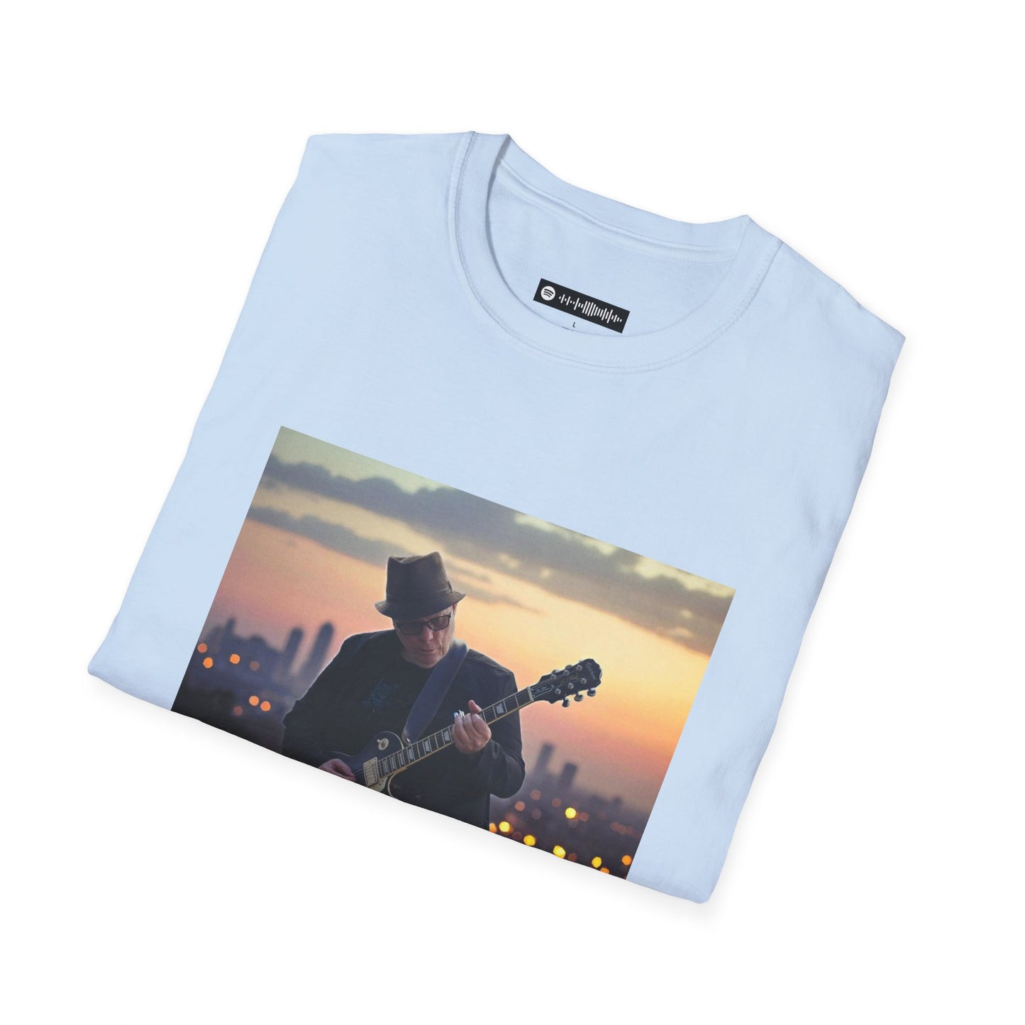 Blues Music Fan T-Shirt West Coast Rendezvous - Unisex Softstyle Tee, Guitar Lover Gift, Musician Apparel, Concert Outfit, Blues Enthusiast Clothing