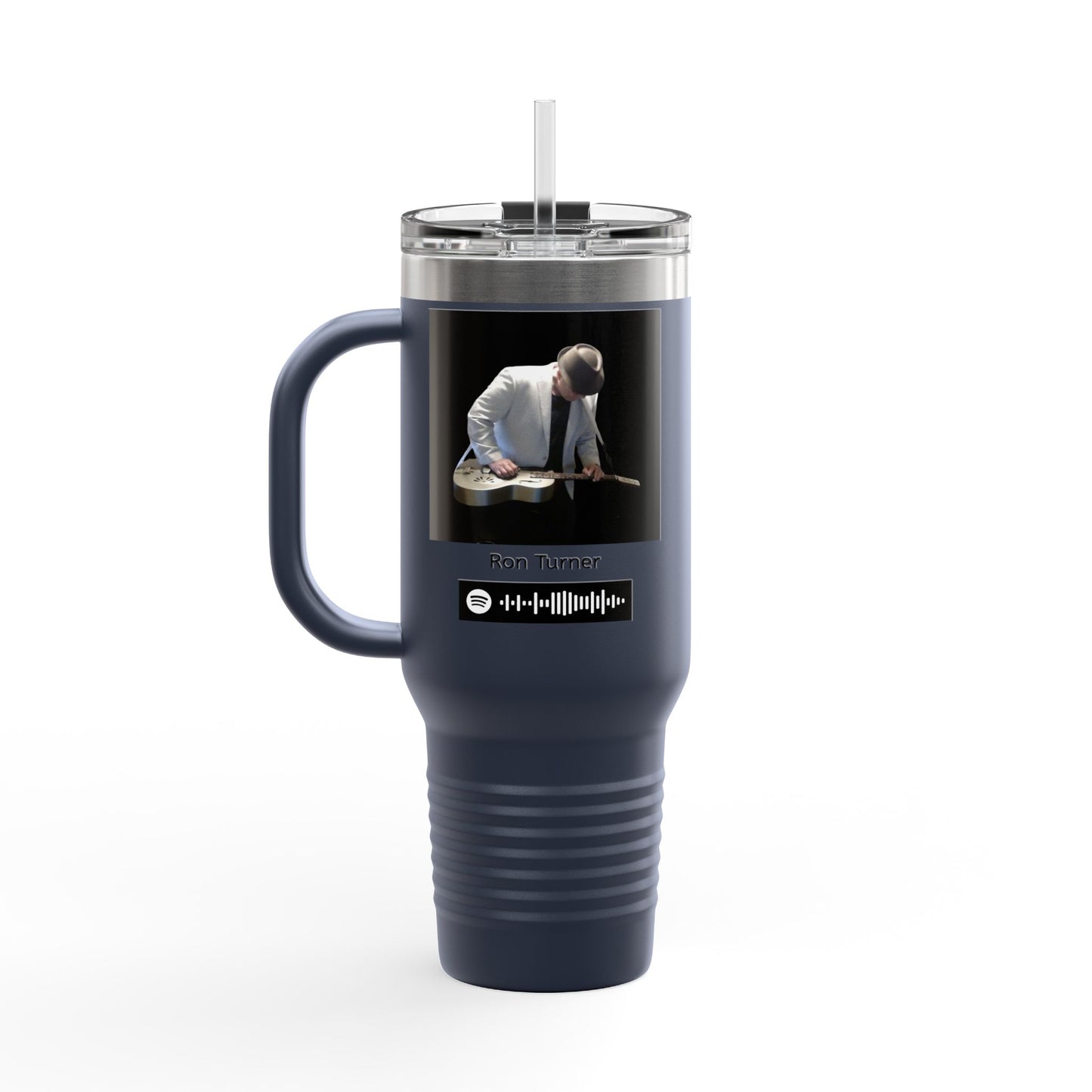 Personalized 40oz Insulated Travel Mug, Custom Photo Mug for Coffee Lovers, Perfect Gift for Travelers, Durable & Stylish Mug