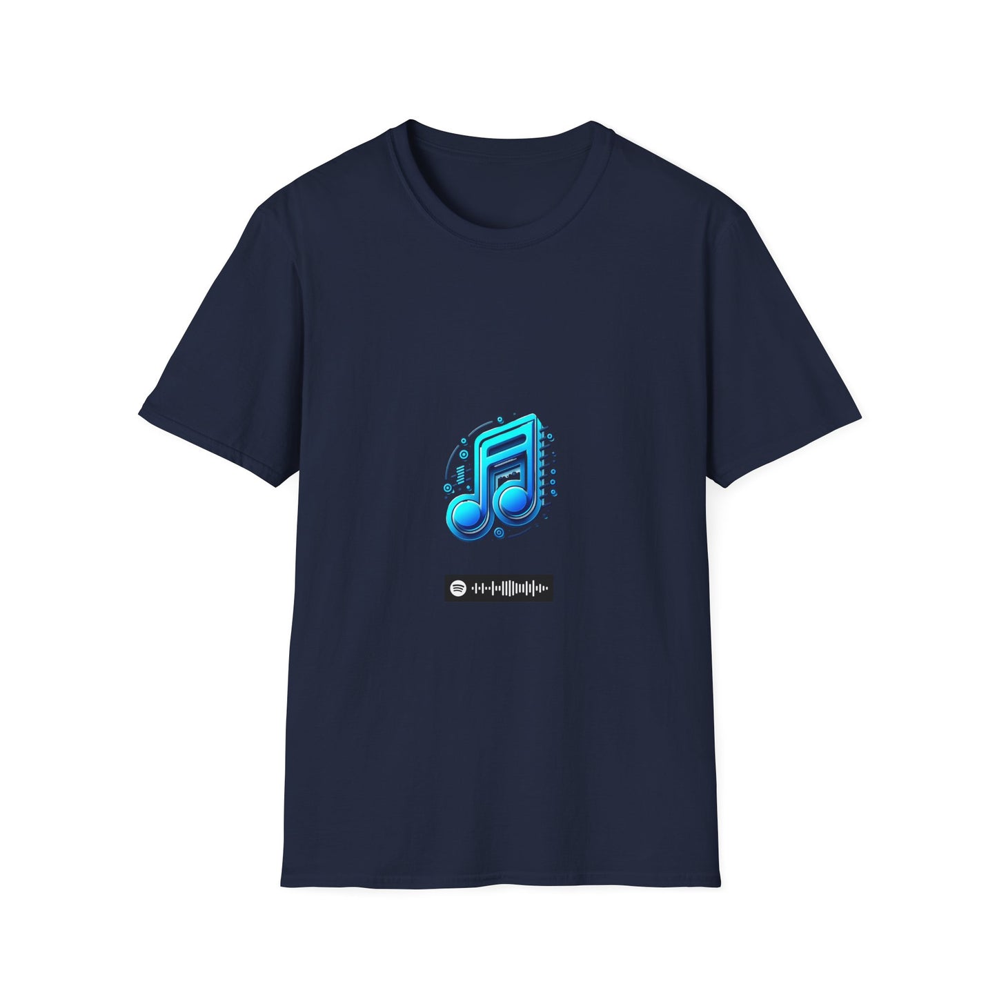 Blues Music Fan T-Shirt music notes1 - Unisex Softstyle Tee, Guitar Lover Gift, Musician Apparel, Concert Outfit, Blues Enthusiast Clothing