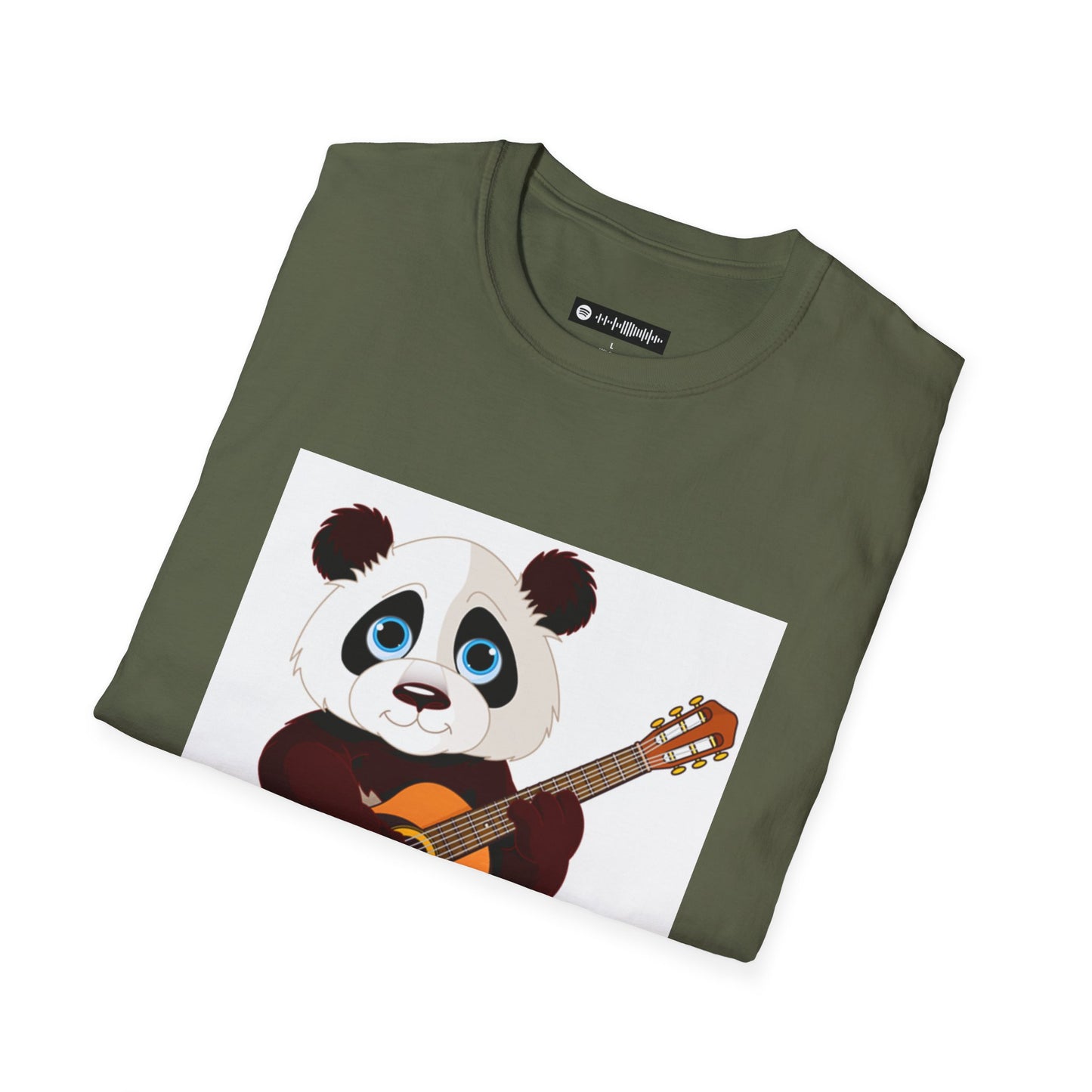 Blues Music Fan T-Shirt guitar panda - Unisex Softstyle Tee, Guitar Lover Gift, Musician Apparel, Concert Outfit, Blues Enthusiast Clothing