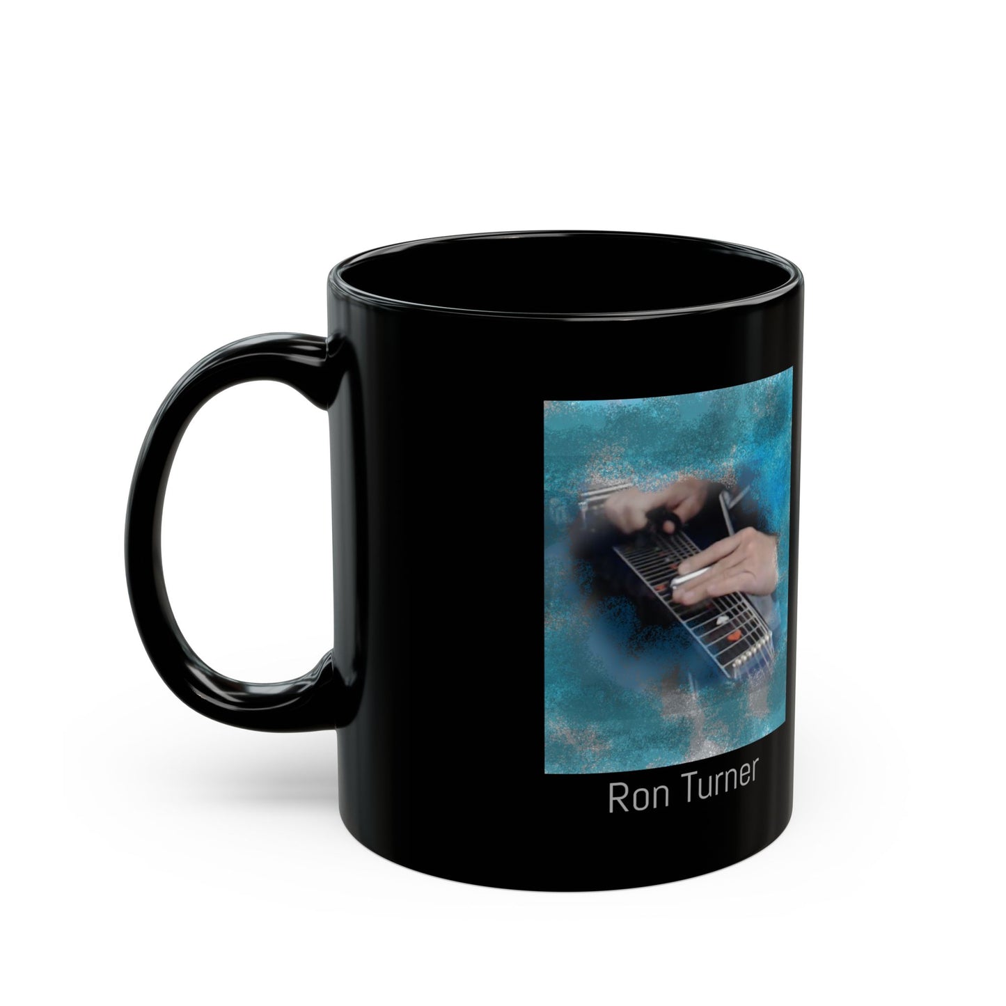 Music-Themed Mug style #2 for Blues Lovers, Perfect Gift for Musicians and Coffee Enthusiasts, Unique Black Mug for Home or Office, Celebrate Music!