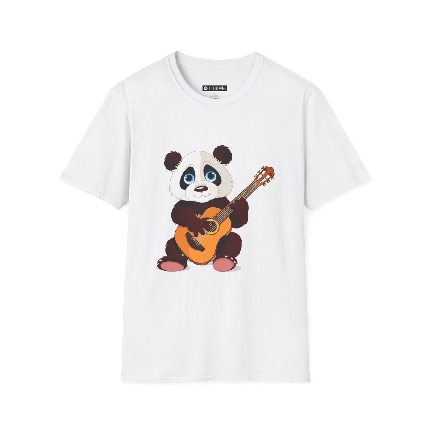 Blues Music Fan T-Shirt guitar panda - Unisex Softstyle Tee, Guitar Lover Gift, Musician Apparel, Concert Outfit, Blues Enthusiast Clothing