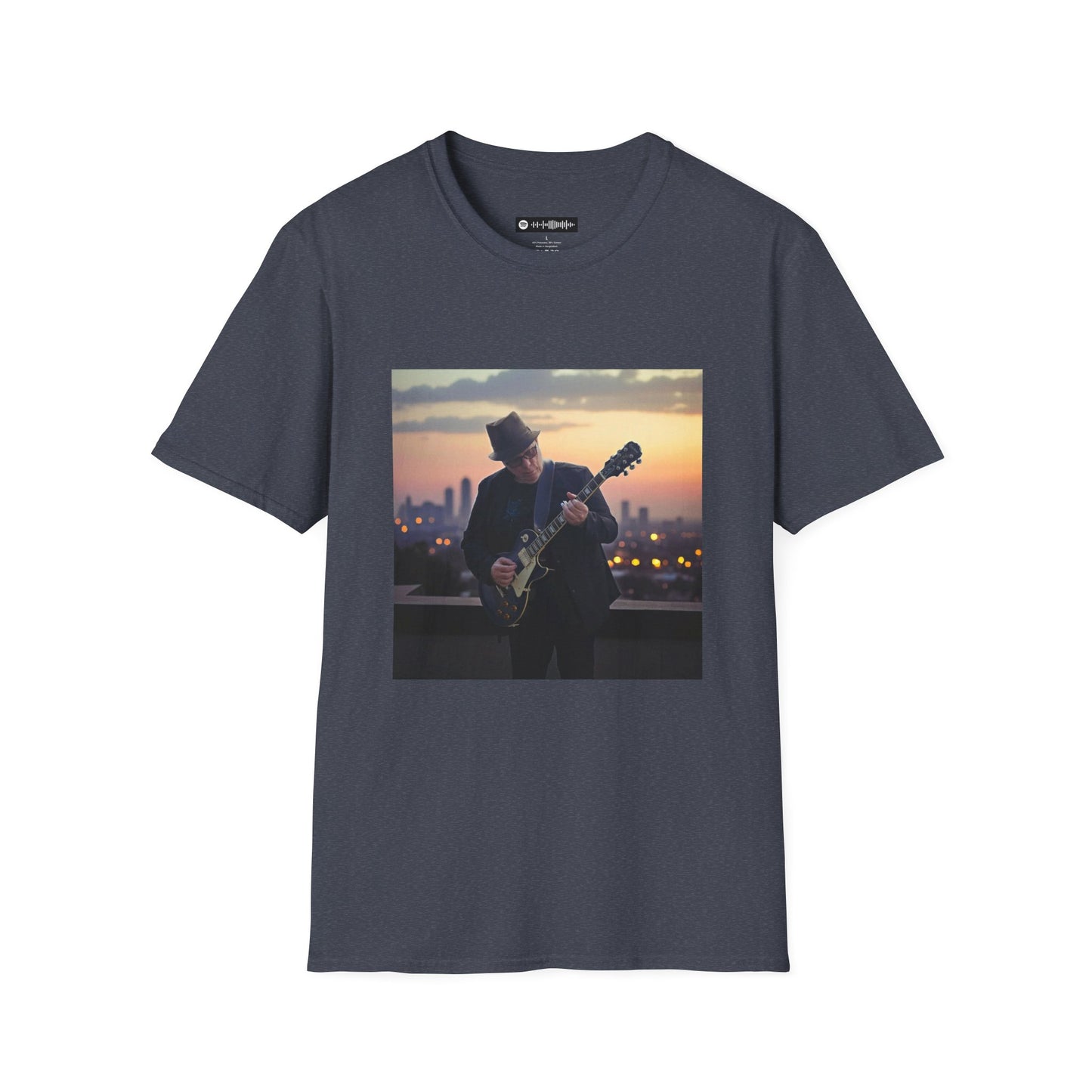 Blues Music Fan T-Shirt West Coast Rendezvous - Unisex Softstyle Tee, Guitar Lover Gift, Musician Apparel, Concert Outfit, Blues Enthusiast Clothing
