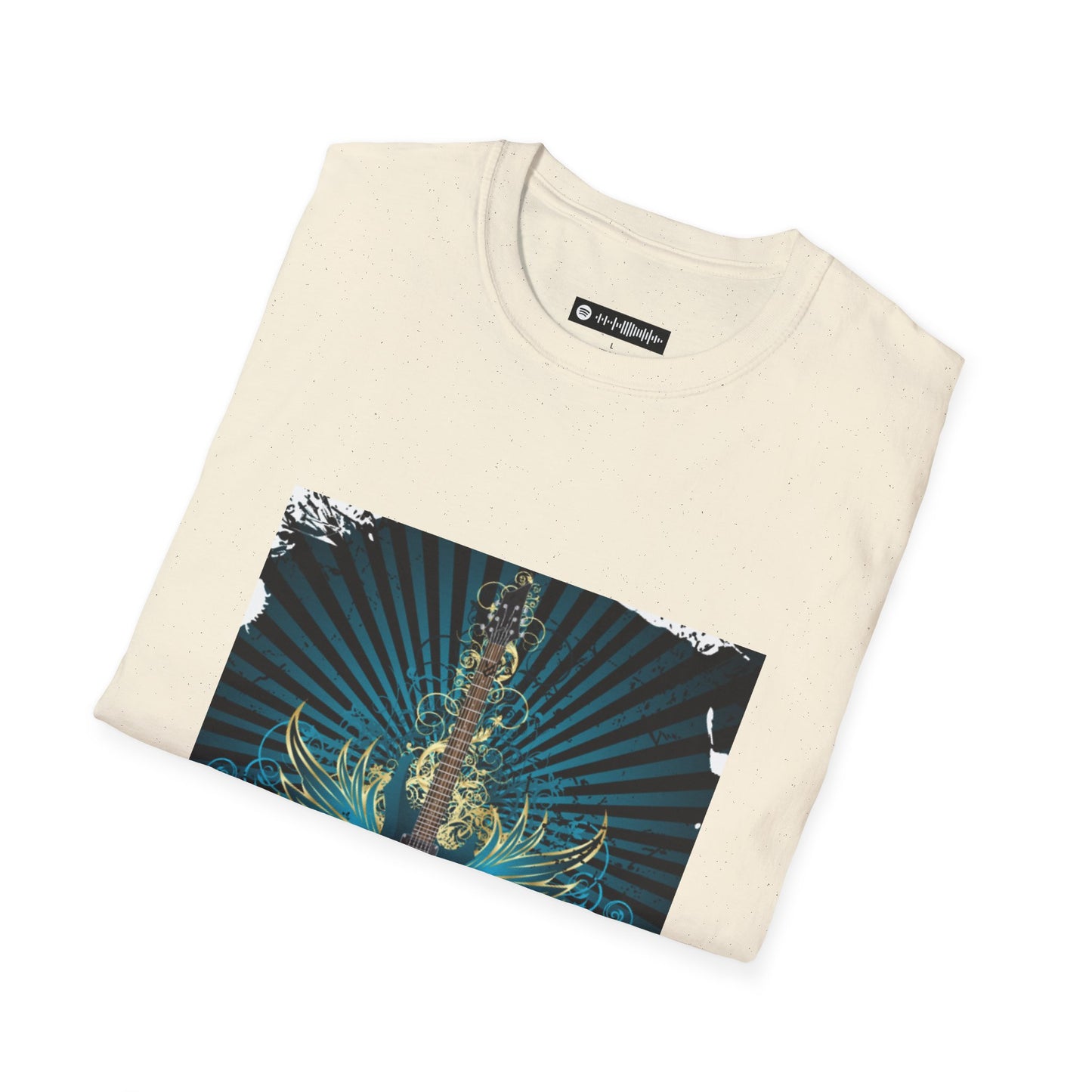 Blues Music Fan T-Shirt rock guitar - Unisex Softstyle Tee, Guitar Lover Gift, Musician Apparel, Concert Outfit, Blues Enthusiast Clothing