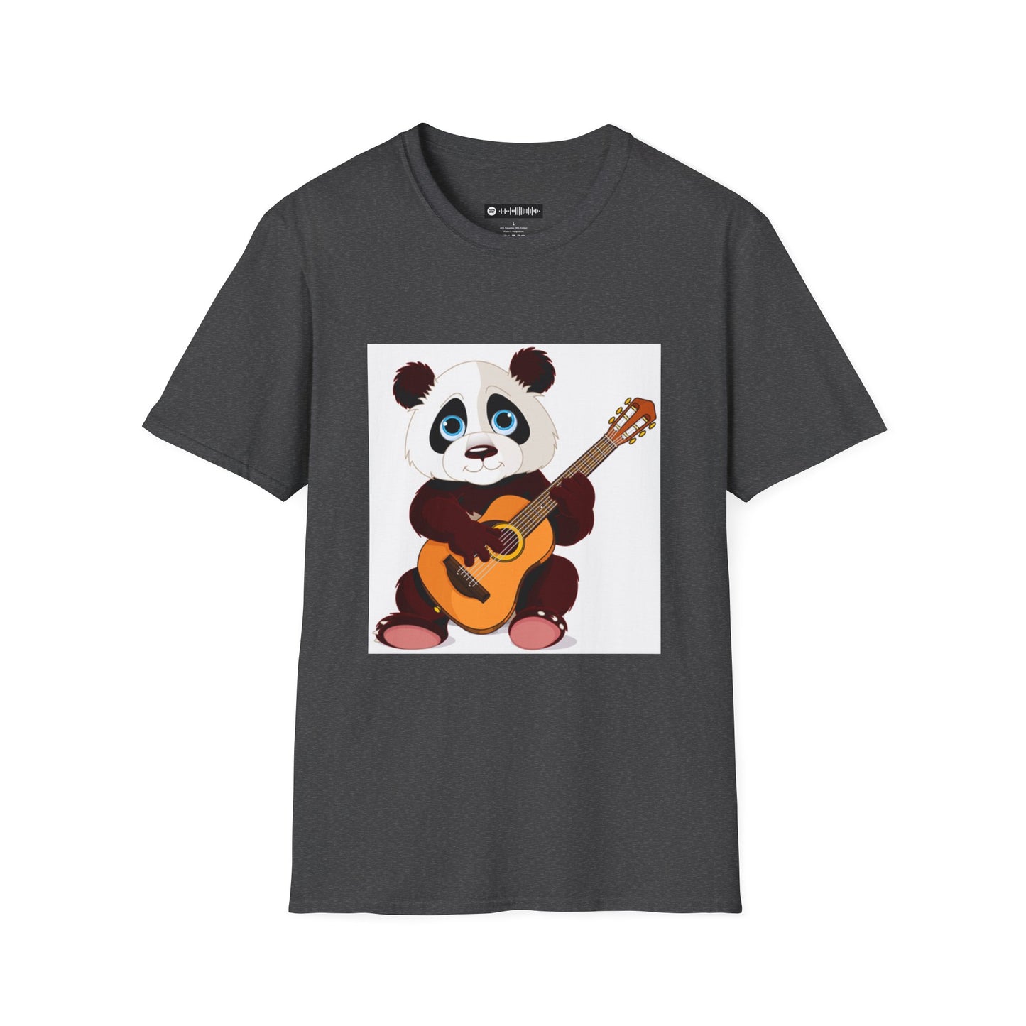 Blues Music Fan T-Shirt guitar panda - Unisex Softstyle Tee, Guitar Lover Gift, Musician Apparel, Concert Outfit, Blues Enthusiast Clothing