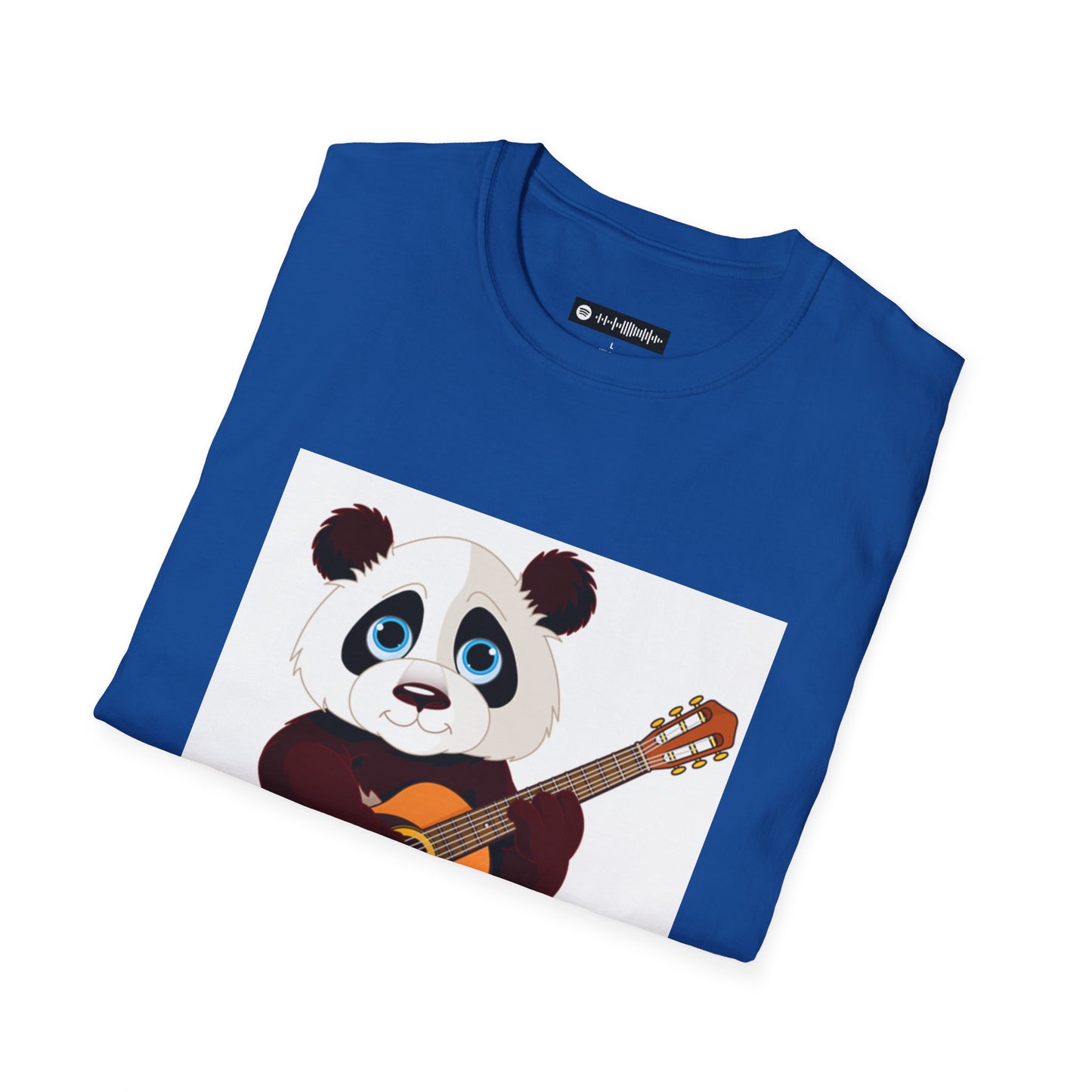 Blues Music Fan T-Shirt guitar panda - Unisex Softstyle Tee, Guitar Lover Gift, Musician Apparel, Concert Outfit, Blues Enthusiast Clothing
