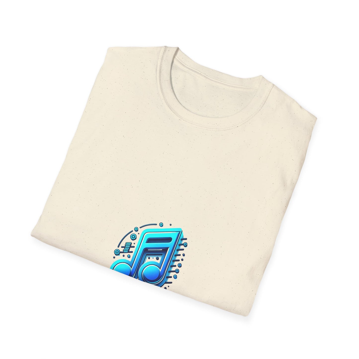 Blues Music Fan T-Shirt music notes1 - Unisex Softstyle Tee, Guitar Lover Gift, Musician Apparel, Concert Outfit, Blues Enthusiast Clothing