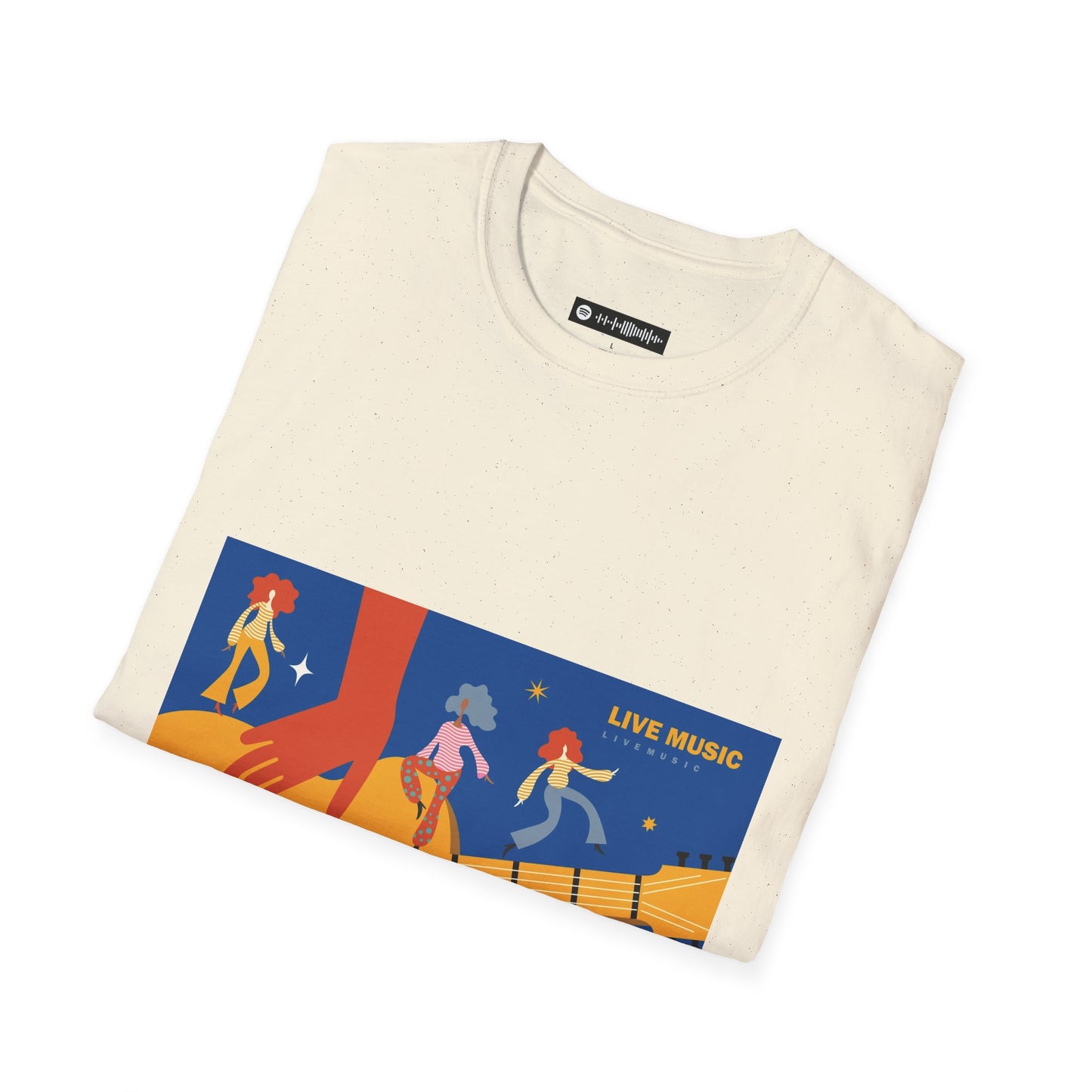 Blues Music Fan T-Shirt guitar playing hand - Unisex Softstyle Tee, Guitar Lover Gift, Musician Apparel, Concert Outfit, Blues Enthusiast Clothing