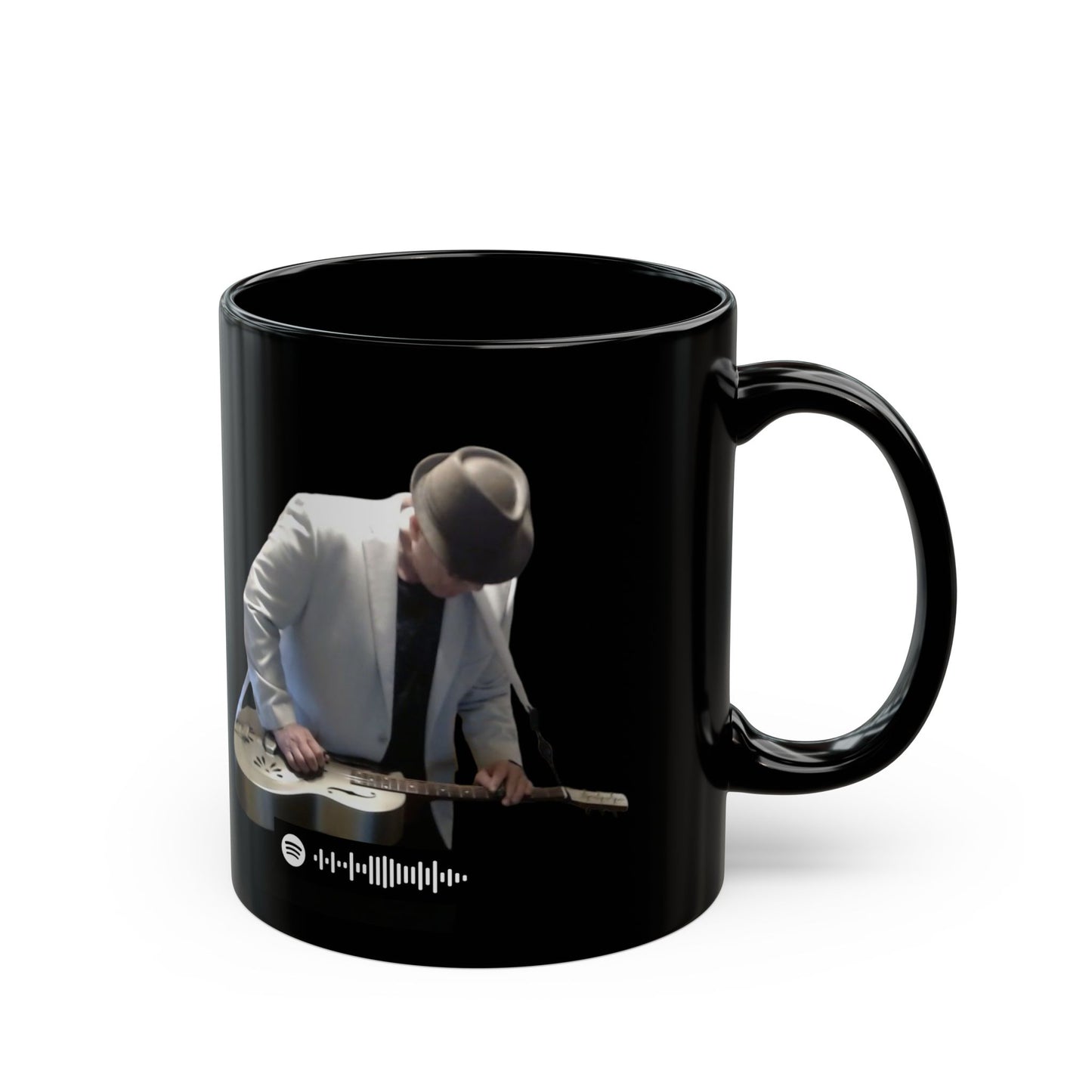 Music-Themed Mug style#1 for Blues Lovers, Perfect Gift for Musicians and Coffee Enthusiasts, Unique Black Mug for Home or Office, Celebrate Music!