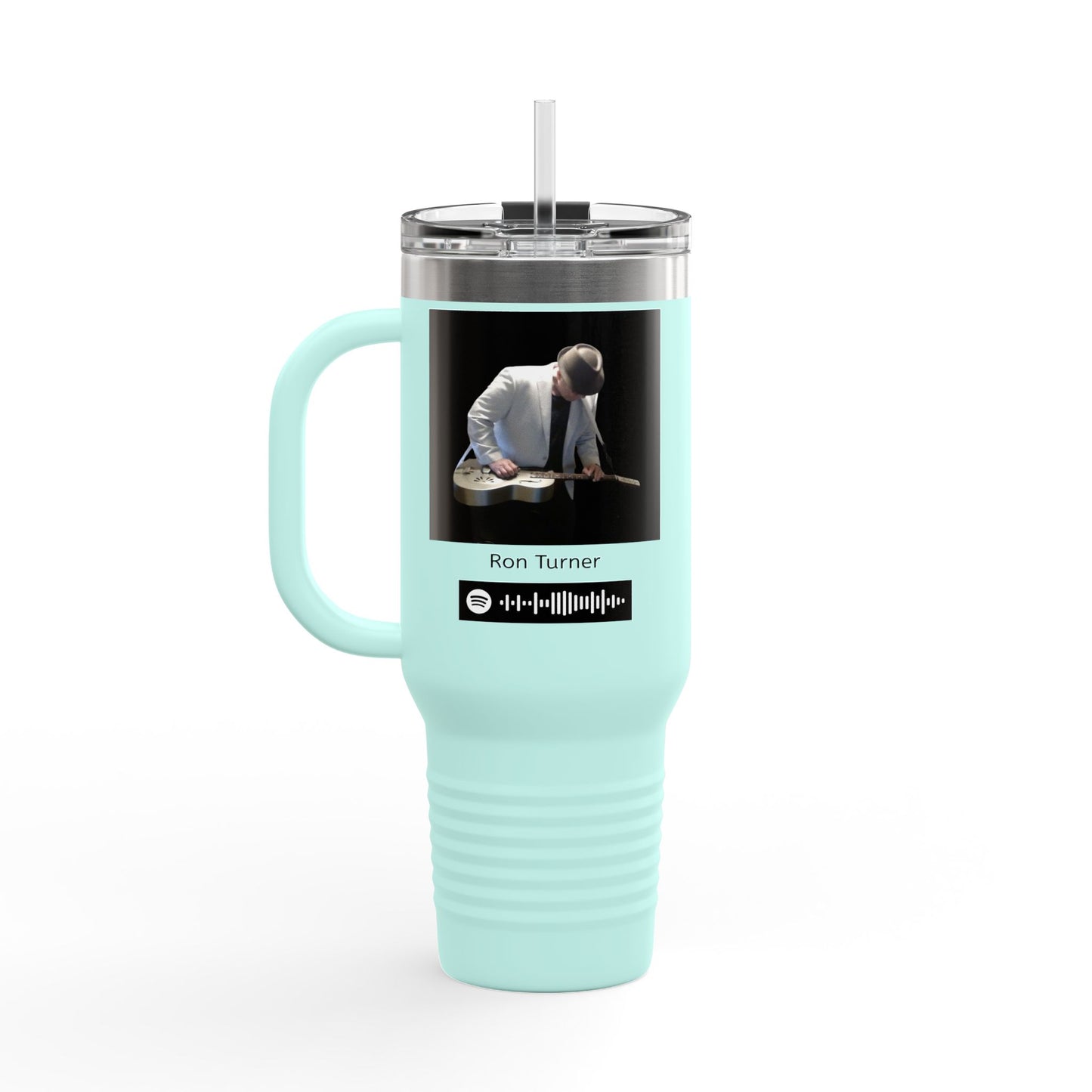 Personalized 40oz Insulated Travel Mug, Custom Photo Mug for Coffee Lovers, Perfect Gift for Travelers, Durable & Stylish Mug