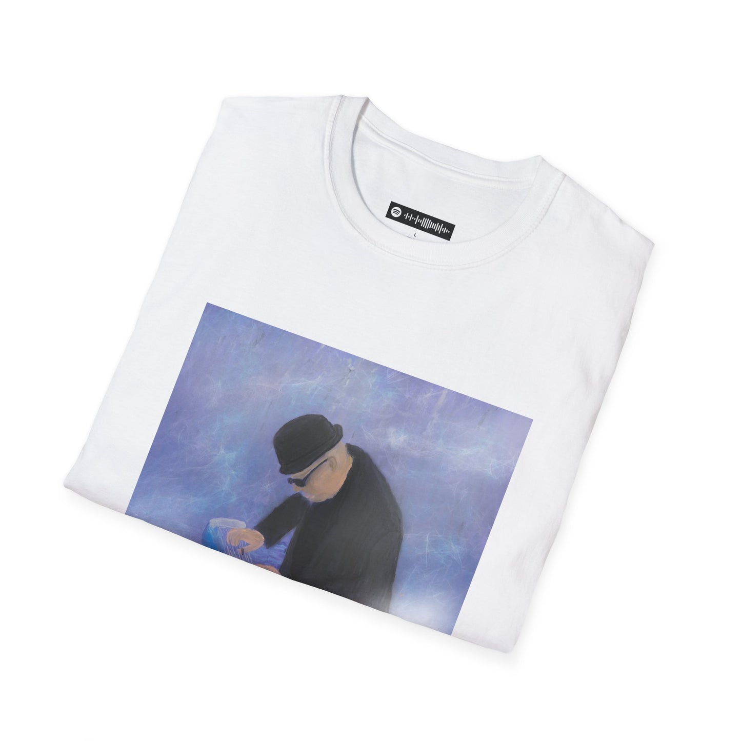 Blues Music Fan T-Shirt steel player2 - Unisex Softstyle Tee, Guitar Lover Gift, Musician Apparel, Concert Outfit, Blues Enthusiast Clothing