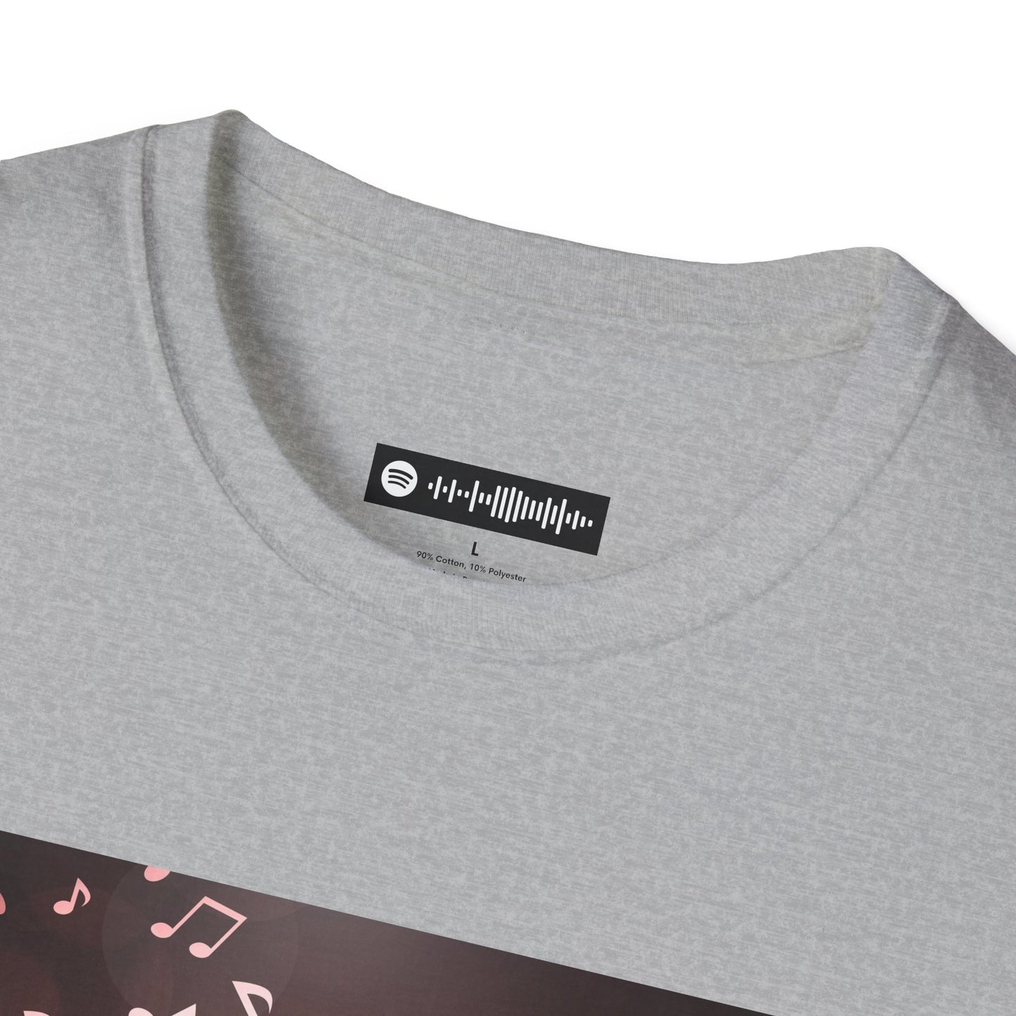 Blues Music Fan T-Shirt guitar w-notes - Unisex Softstyle Tee, Guitar Lover Gift, Musician Apparel, Concert Outfit, Blues Enthusiast Clothing