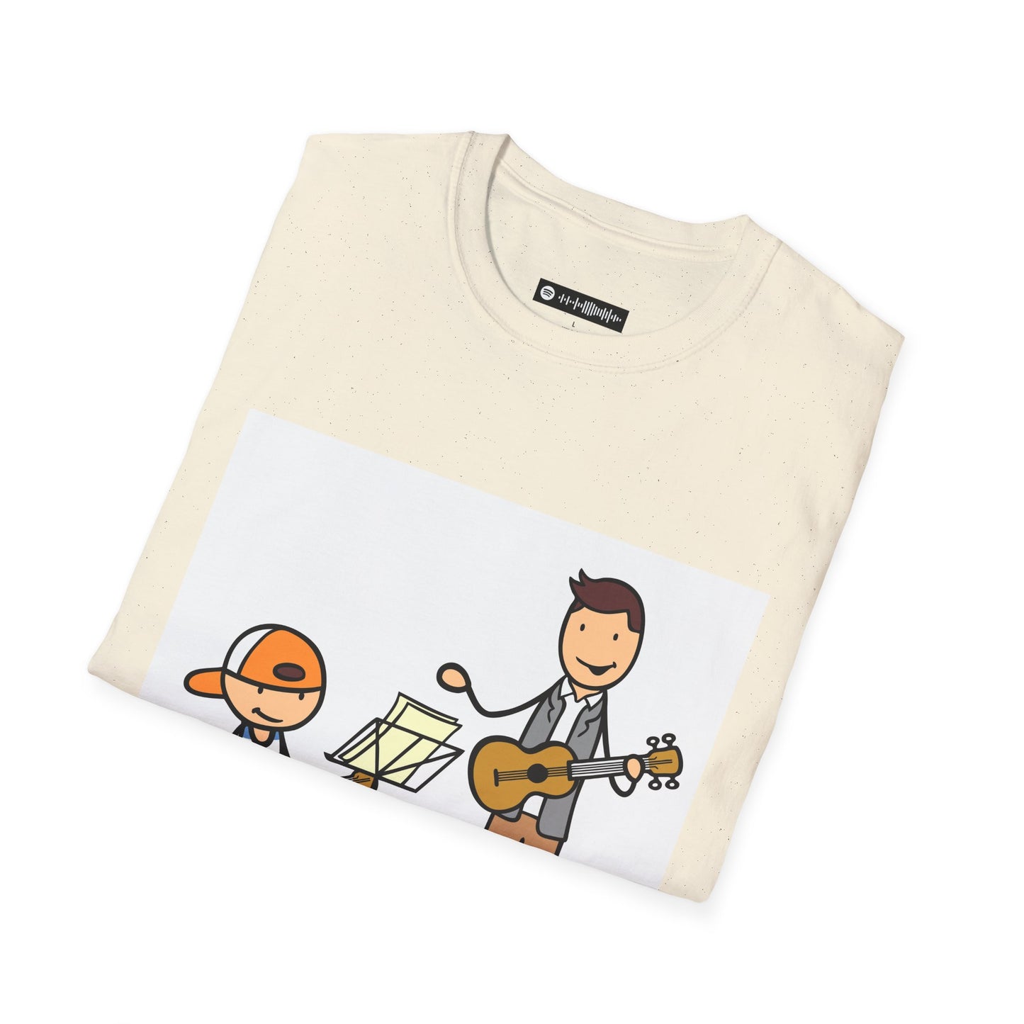 Blues Music Fan T-Shirt boy learning - Unisex Softstyle Tee, Guitar Lover Gift, Musician Apparel, Concert Outfit, Blues Enthusiast Clothing