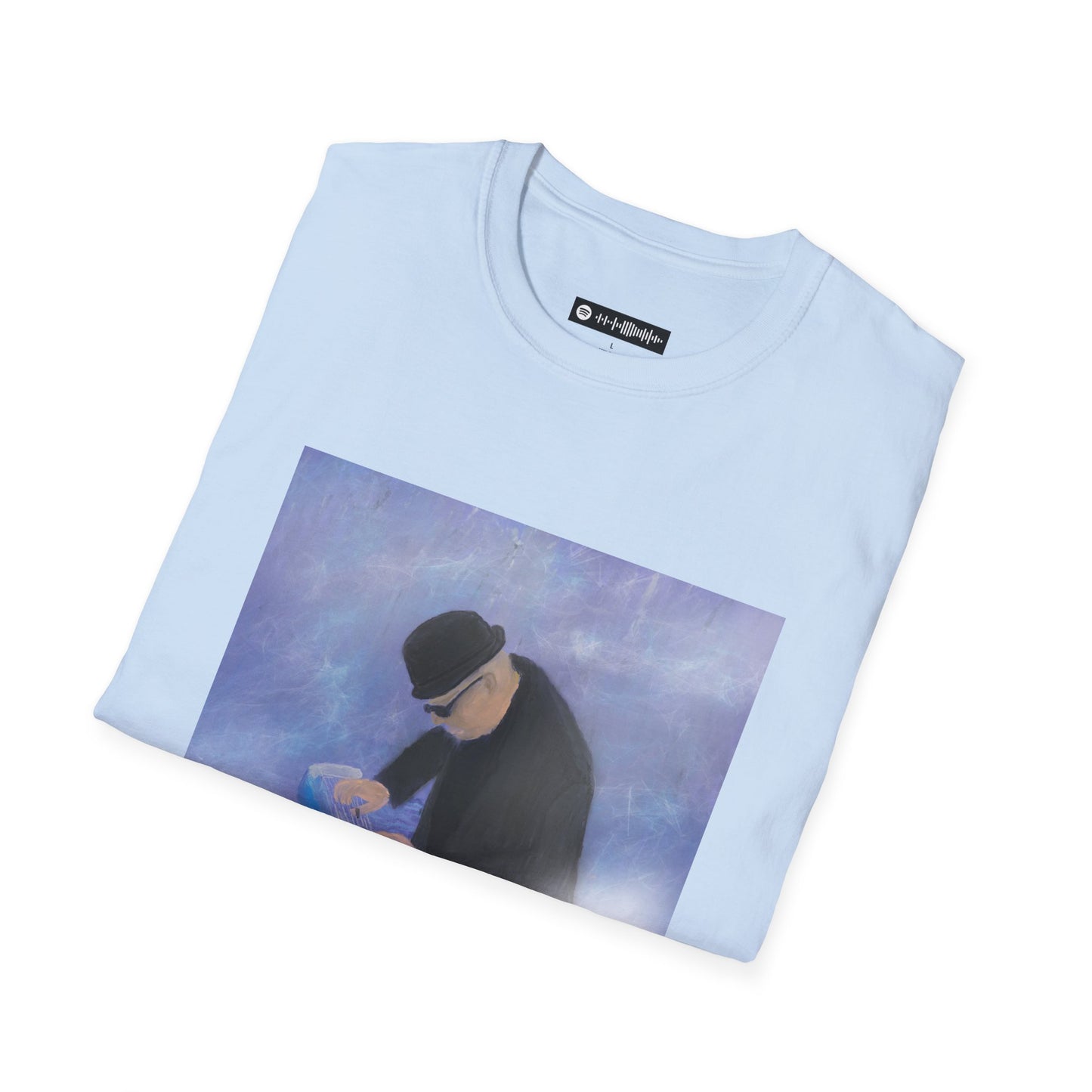 Blues Music Fan T-Shirt steel player2 - Unisex Softstyle Tee, Guitar Lover Gift, Musician Apparel, Concert Outfit, Blues Enthusiast Clothing