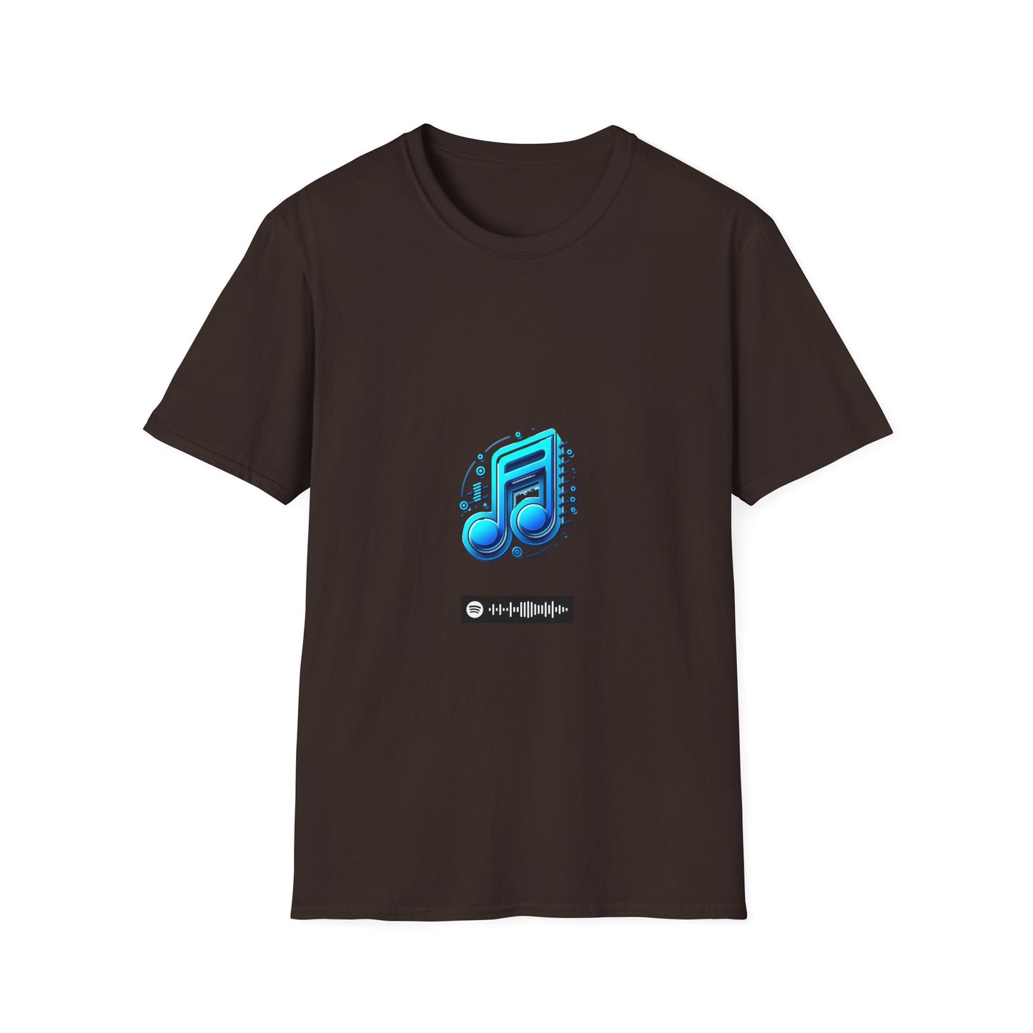 Blues Music Fan T-Shirt music notes1 - Unisex Softstyle Tee, Guitar Lover Gift, Musician Apparel, Concert Outfit, Blues Enthusiast Clothing