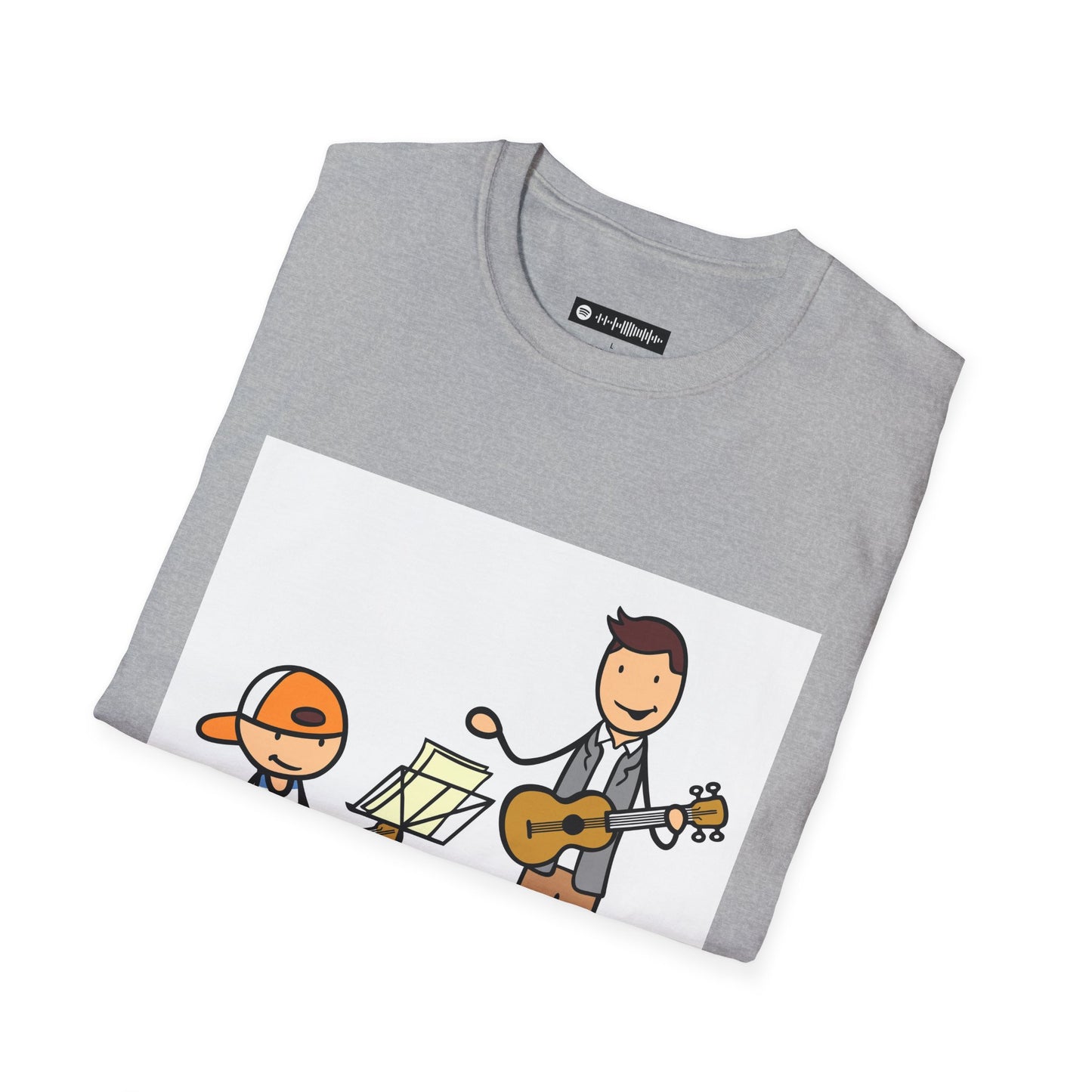 Blues Music Fan T-Shirt boy learning - Unisex Softstyle Tee, Guitar Lover Gift, Musician Apparel, Concert Outfit, Blues Enthusiast Clothing