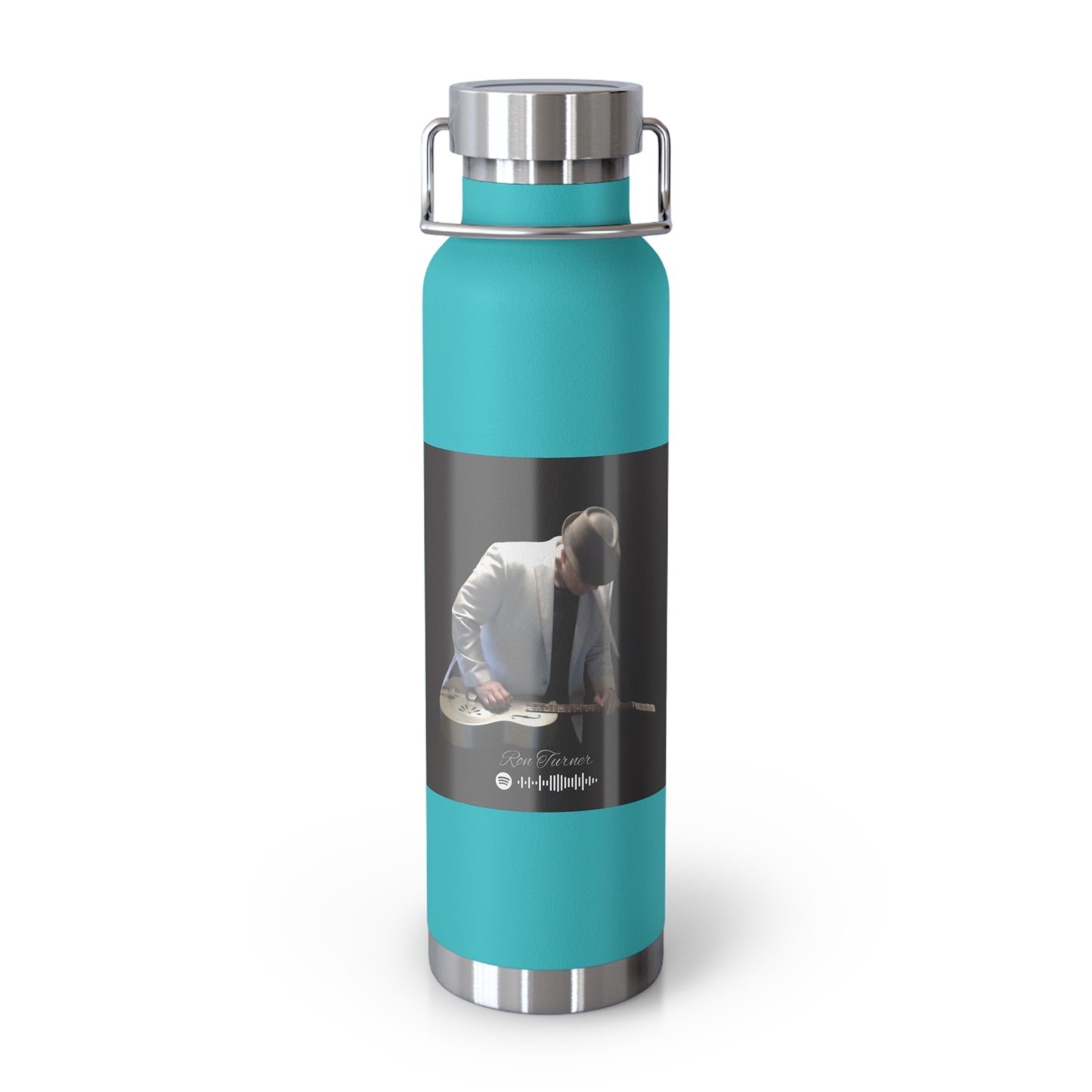 Personalized Copper Insulated Water Bottle, 22oz Stylish Travel Flask, Gifts for Music Lovers, Unique Hydro Flask, Concert Must-Have